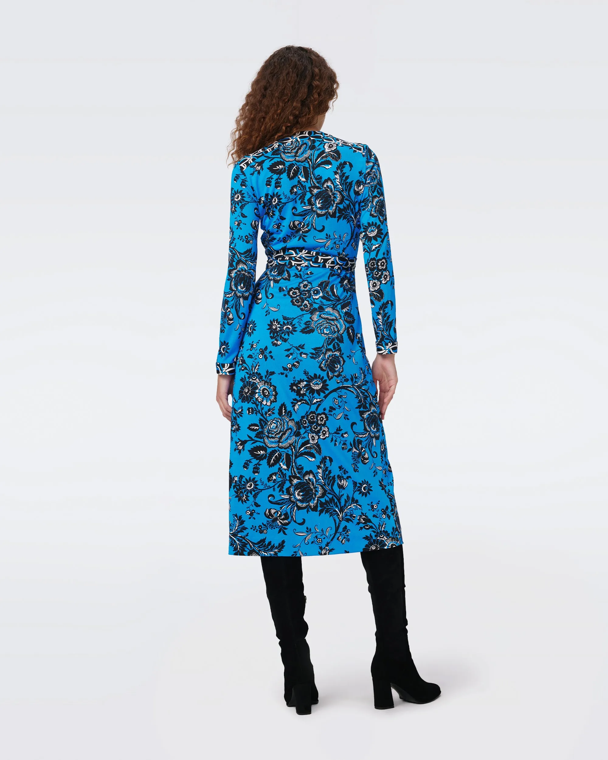 Danica Silk Jersey Wrap Dress sold by Diane Von Furstenberg product image thumbnail 3