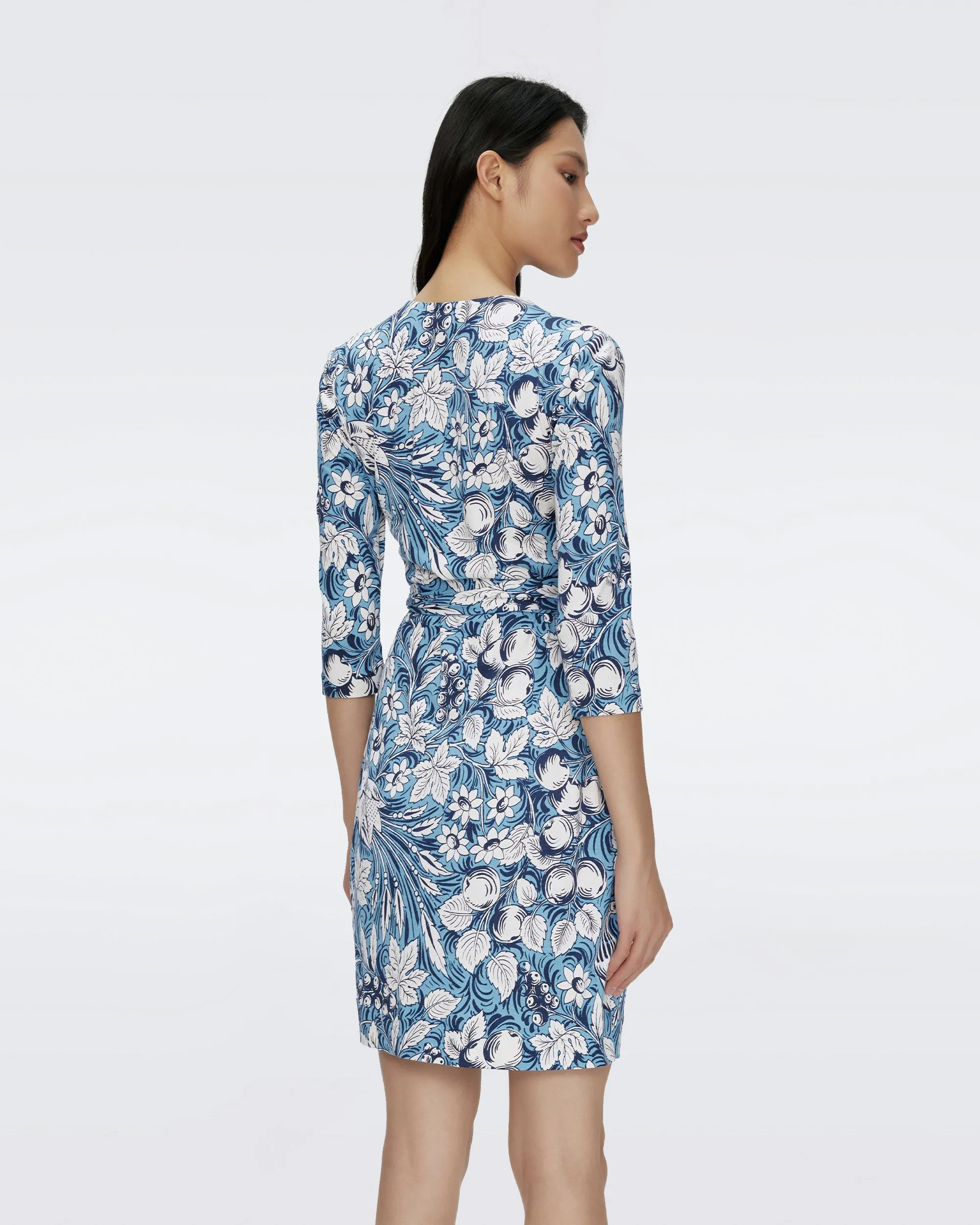 Julian Silk Jersey Wrap Dress sold by Diane Von Furstenberg product image thumbnail 3