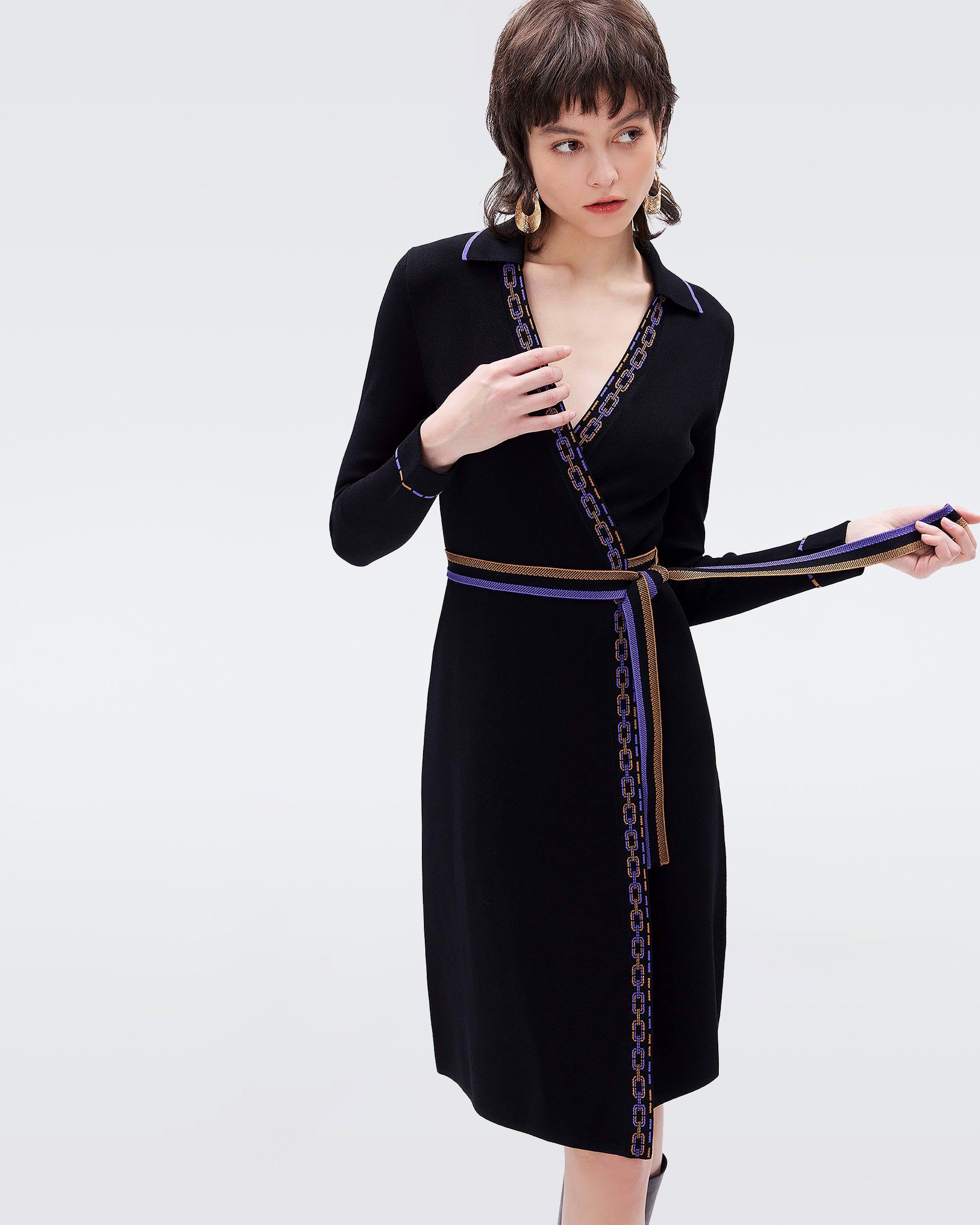 Charissa Wrap Dress sold by Diane Von Furstenberg product image thumbnail 5