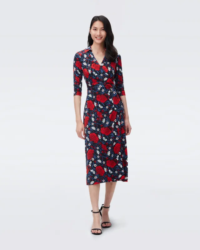 Abigail Midi Wrap Dress sold by Diane Von Furstenberg