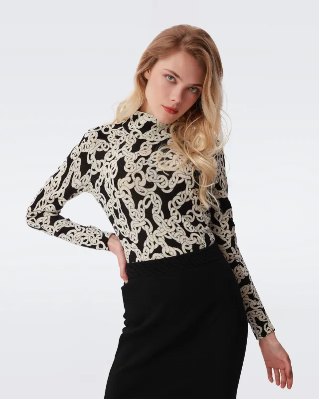 Brandy Merino Wool Sweater sold by Diane Von Furstenberg