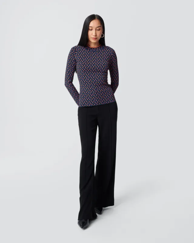 Naida Turtleneck Knit Sweater sold by Diane Von Furstenberg