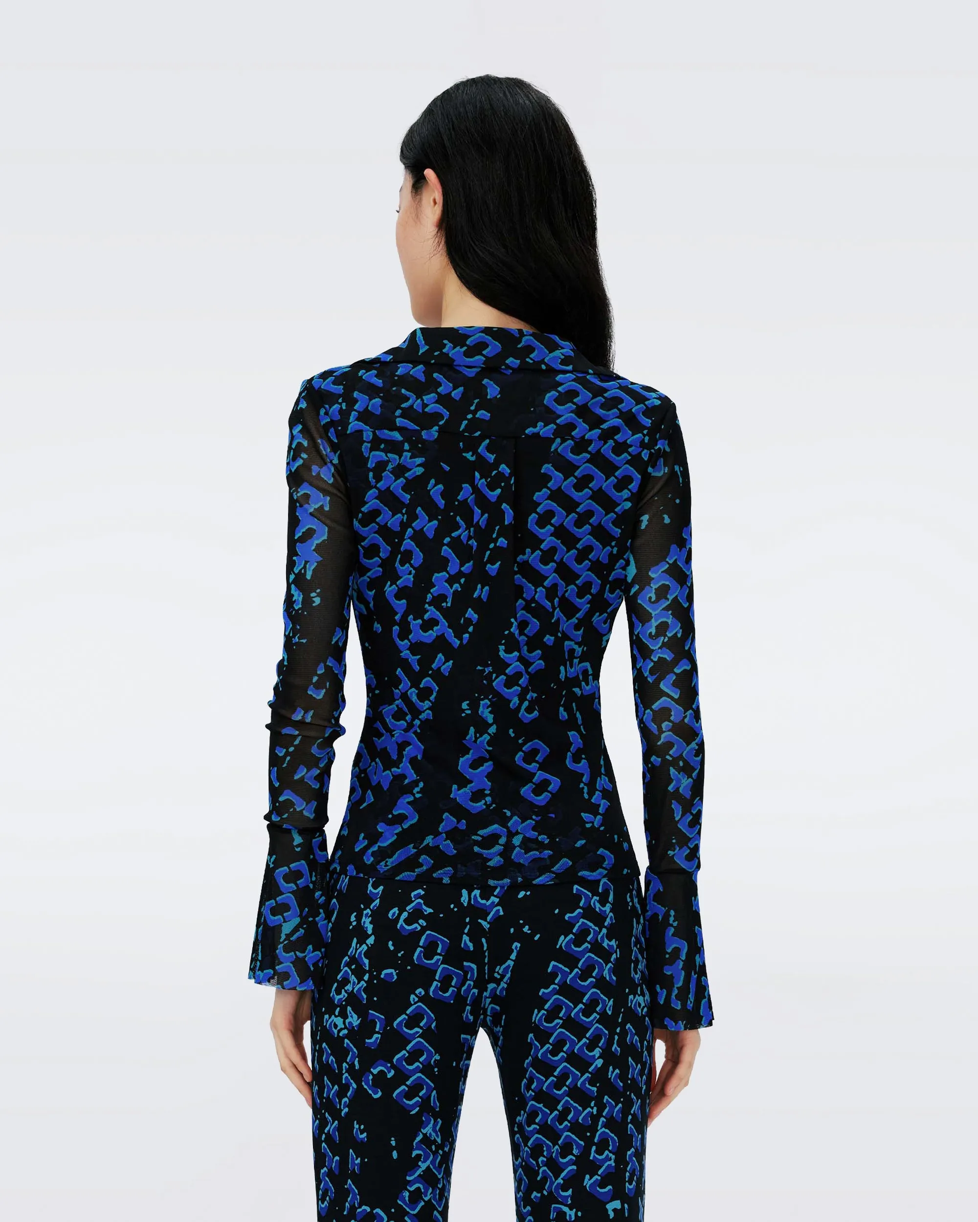 Mackenzie Mesh Top sold by Diane Von Furstenberg product image thumbnail 3