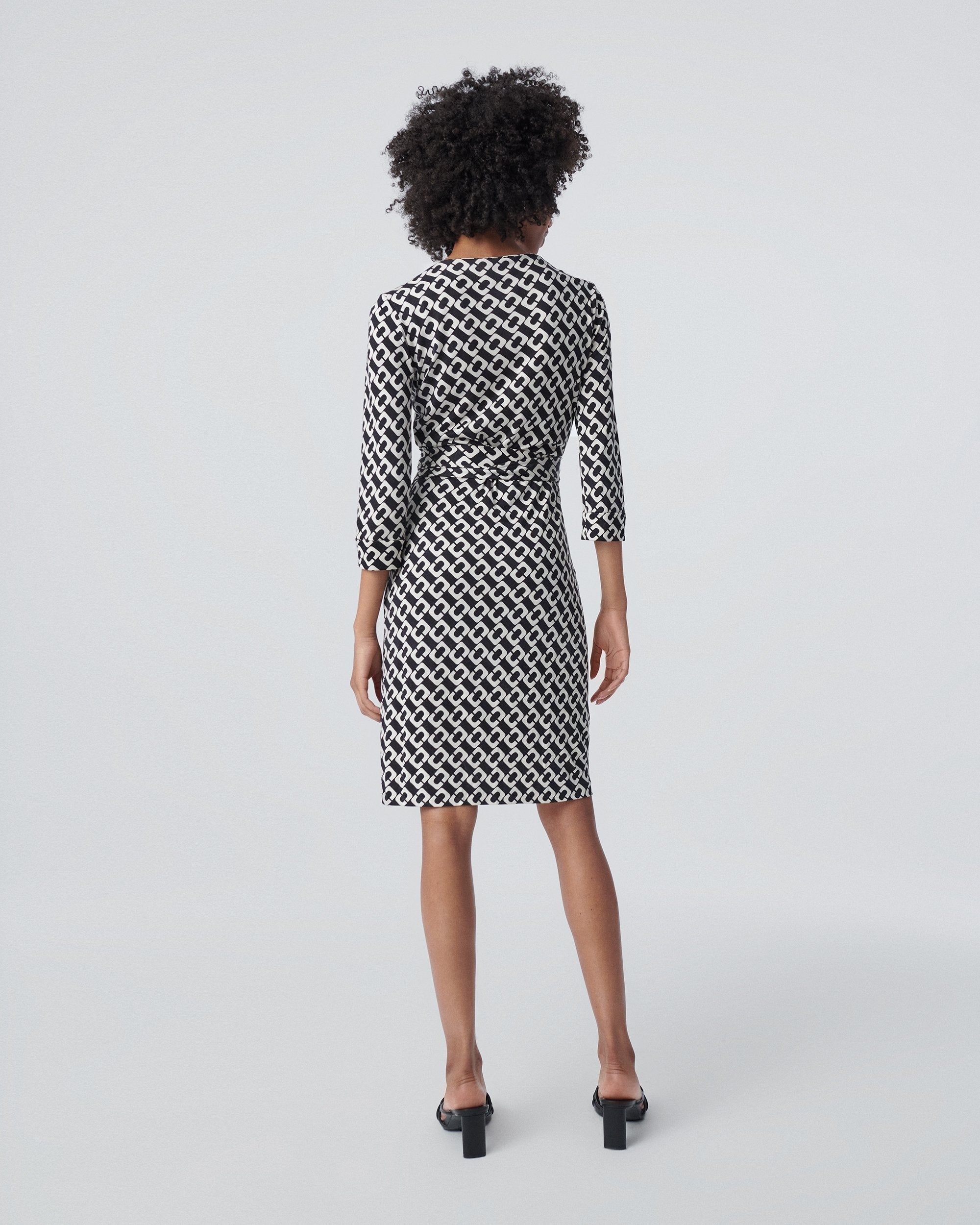 Julian Silk Jersey Wrap Dress sold by Diane Von Furstenberg product image thumbnail 3