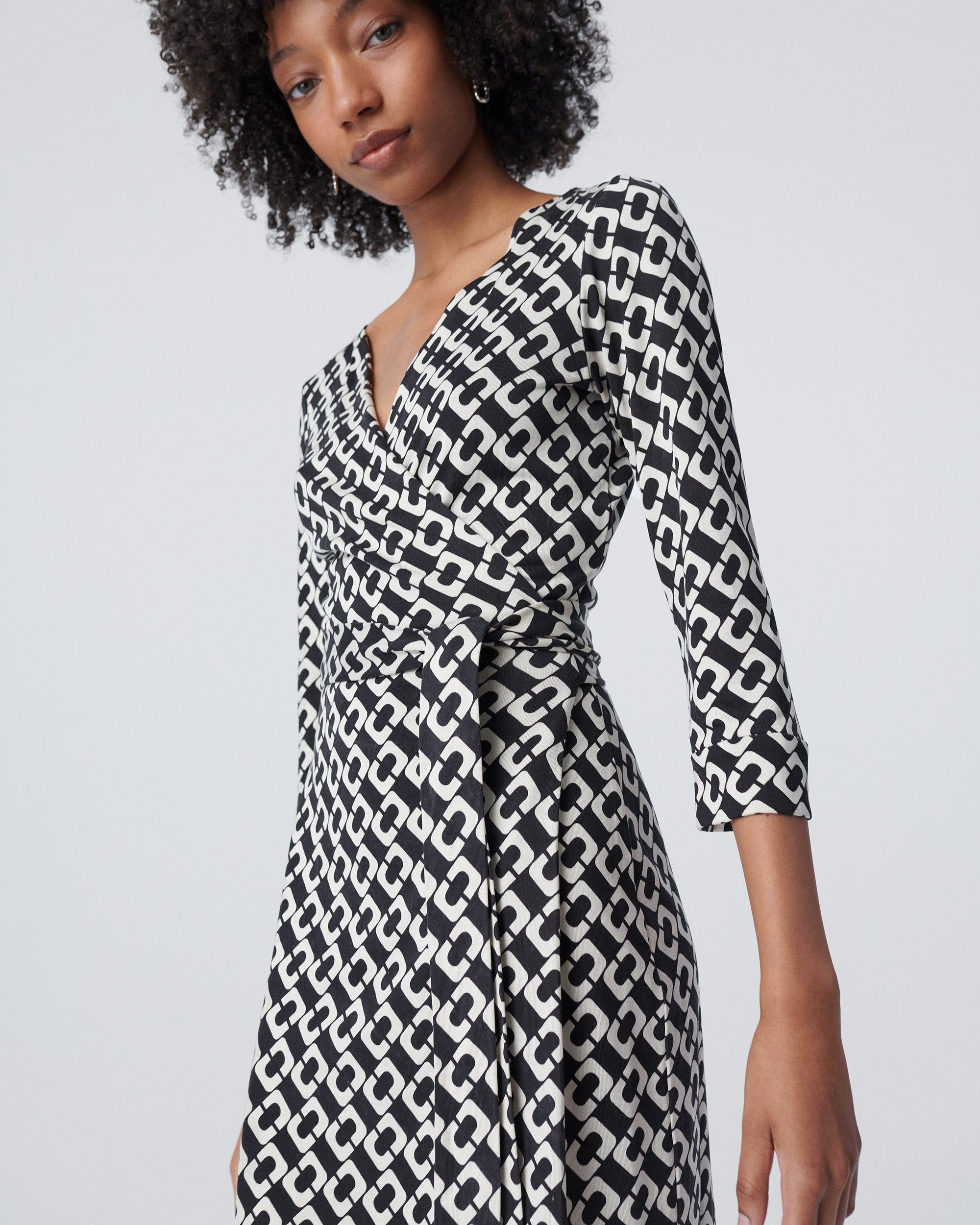 Julian Silk Jersey Wrap Dress sold by Diane Von Furstenberg product image thumbnail 2