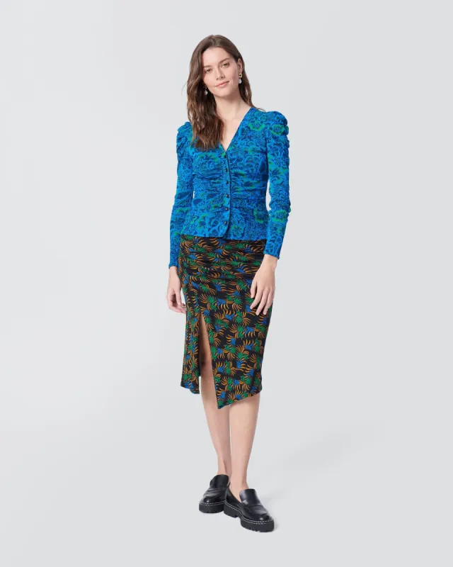 Dariella Reversible Mesh Skirt sold by Diane Von Furstenberg