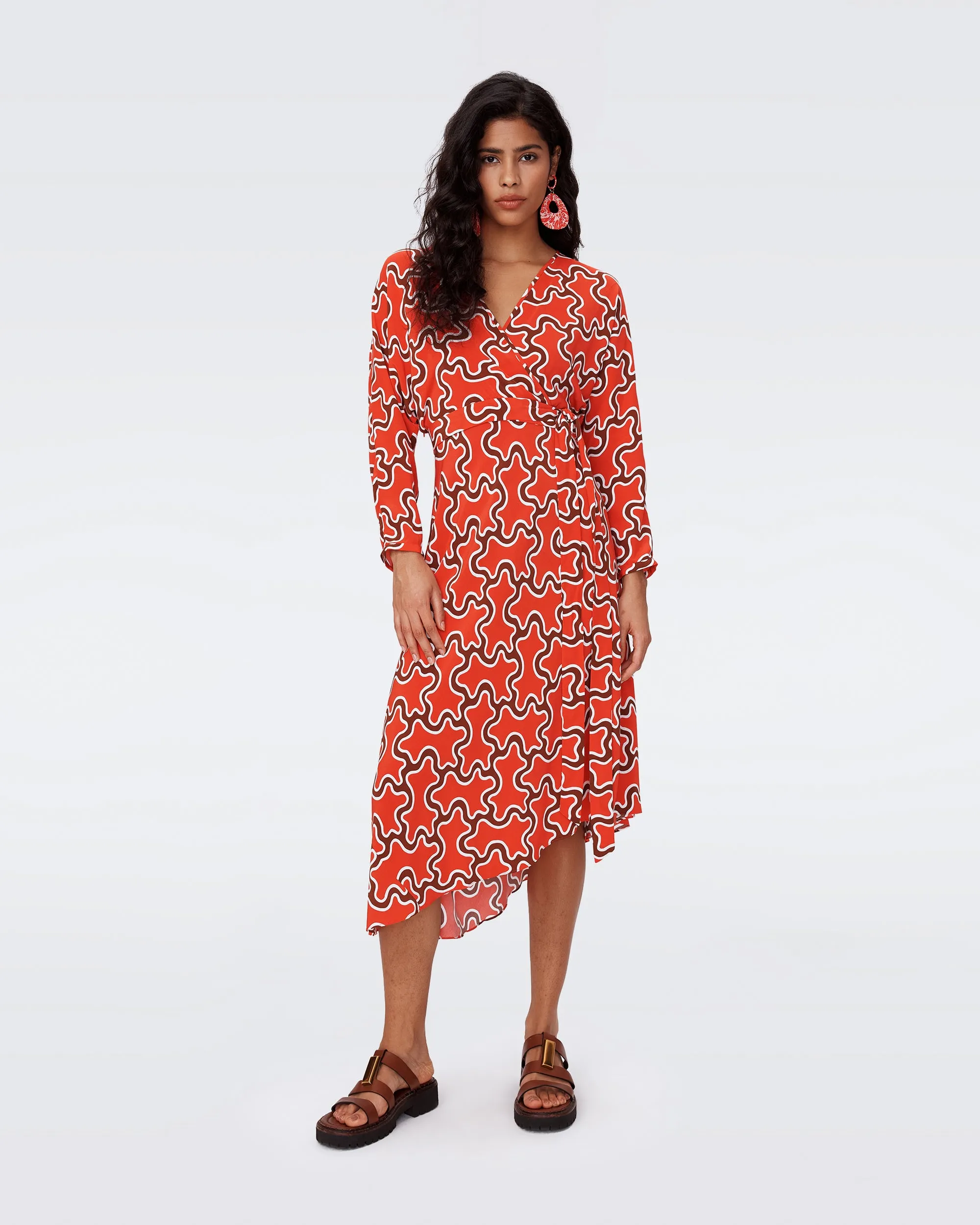 Eloise Faux Wrap Dress sold by Diane Von Furstenberg