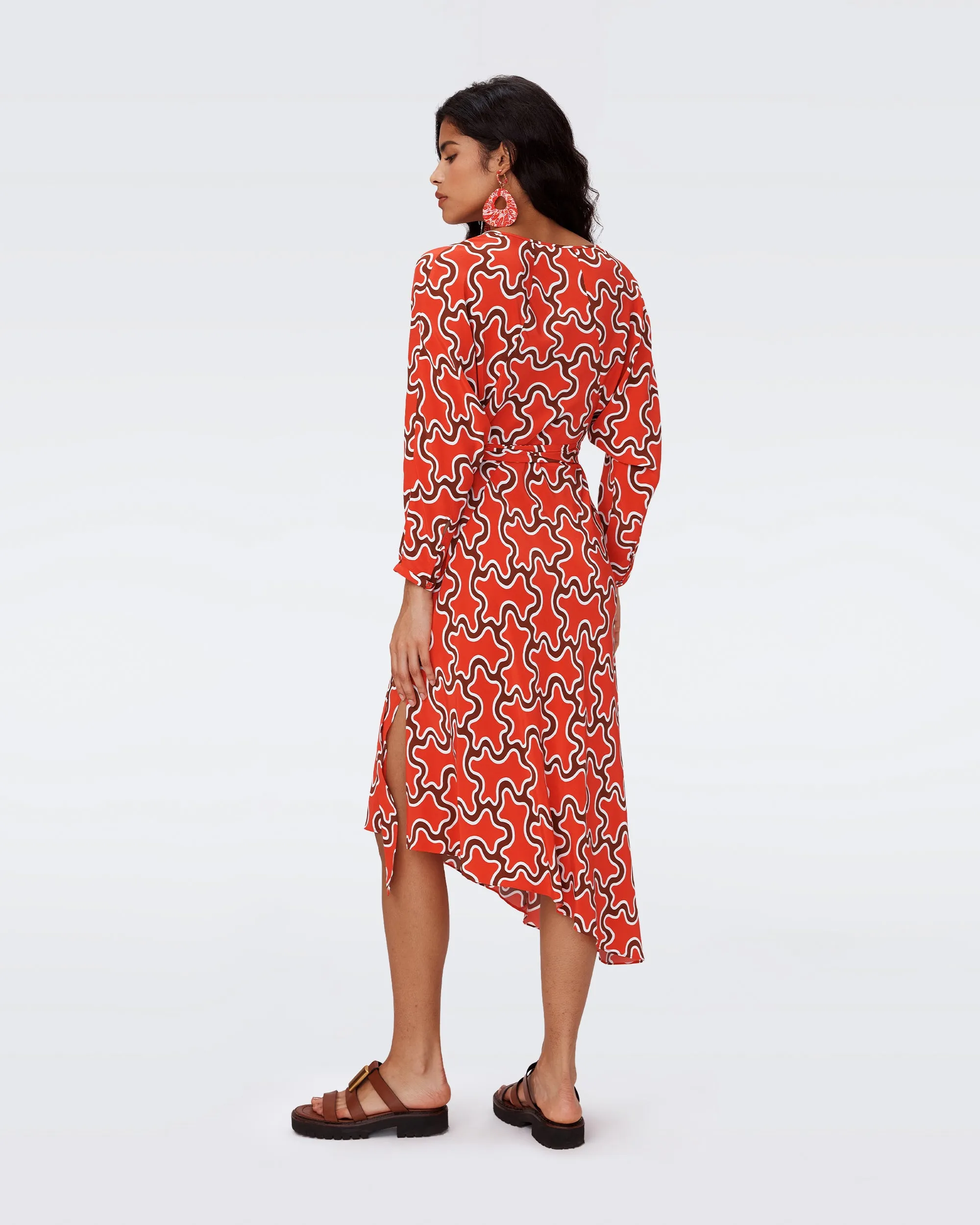 Eloise Faux Wrap Dress sold by Diane Von Furstenberg product image thumbnail 3