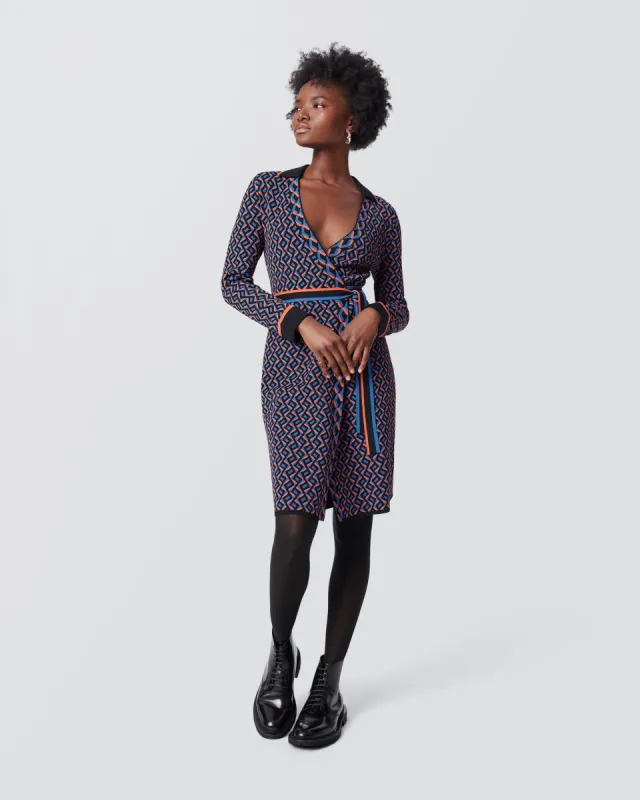 Charissa Sweater Wrap Dress made by Diane Von Furstenberg