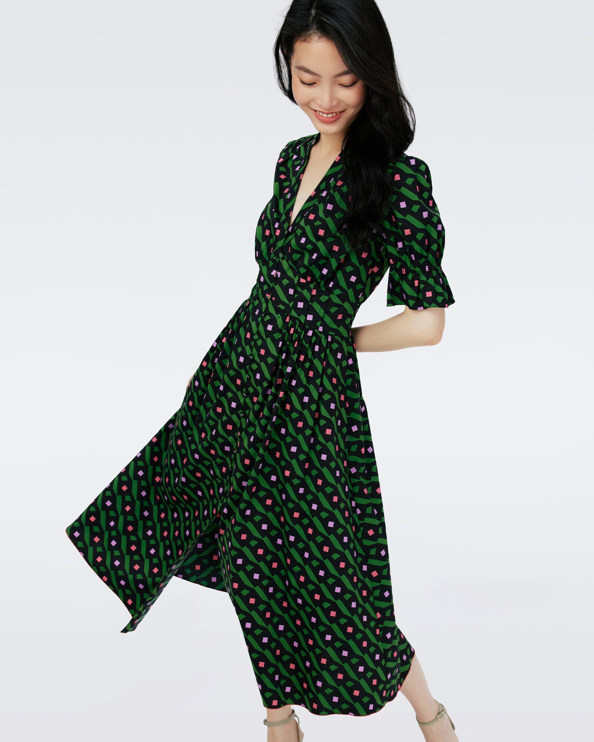 Erica Cotton Midi Dress sold by Diane Von Furstenberg