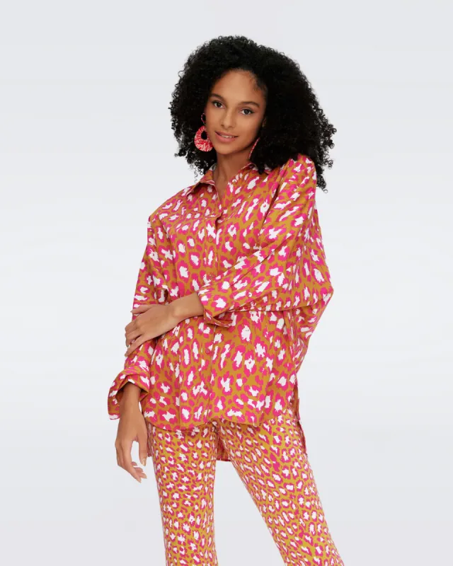 Caleb Cotton Shirt sold by Diane Von Furstenberg