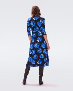 Abigail Silk Jersey Midi Wrap Dress sold by Diane Von Furstenberg