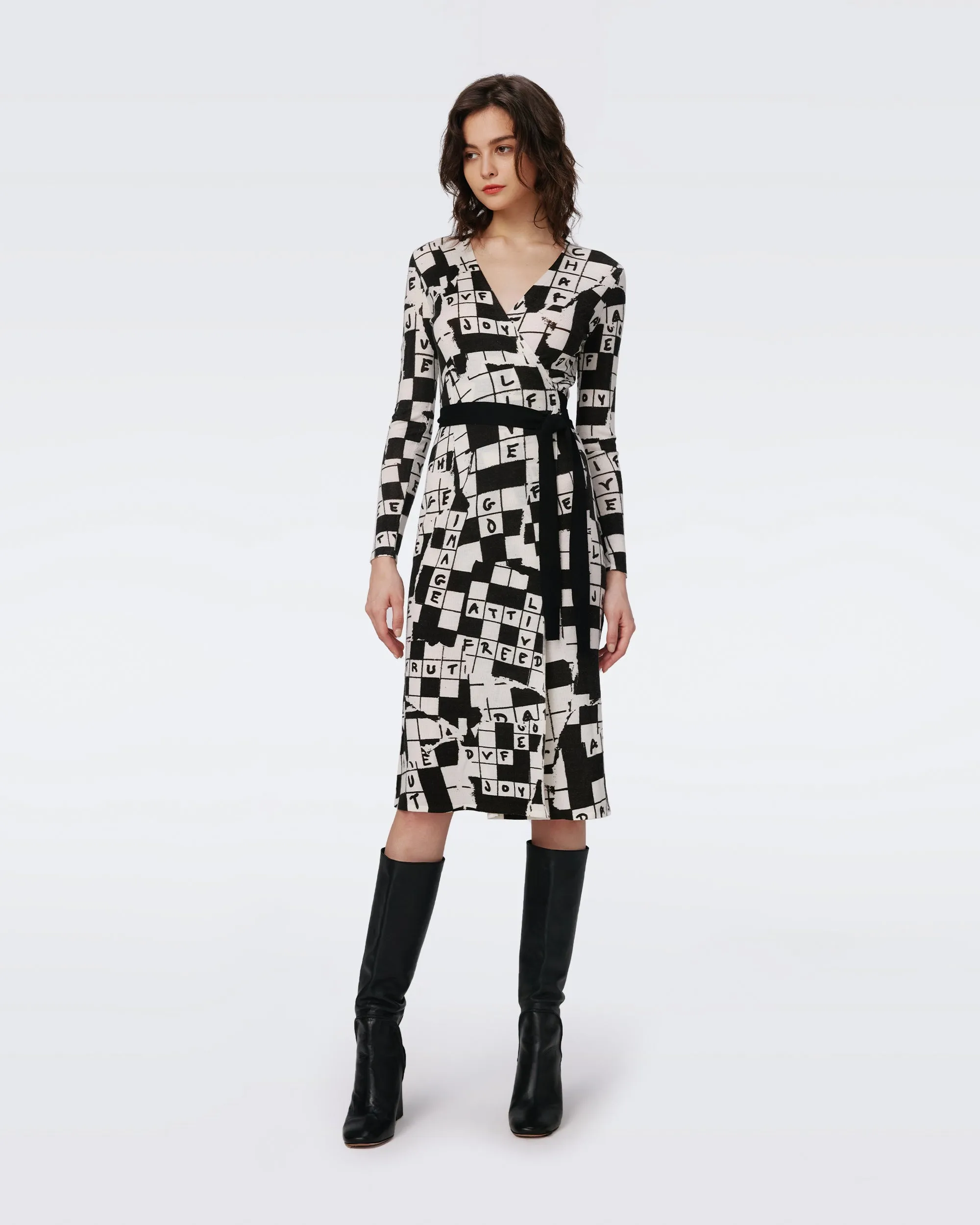 Luella Wool Wrap Dress sold by Diane Von Furstenberg