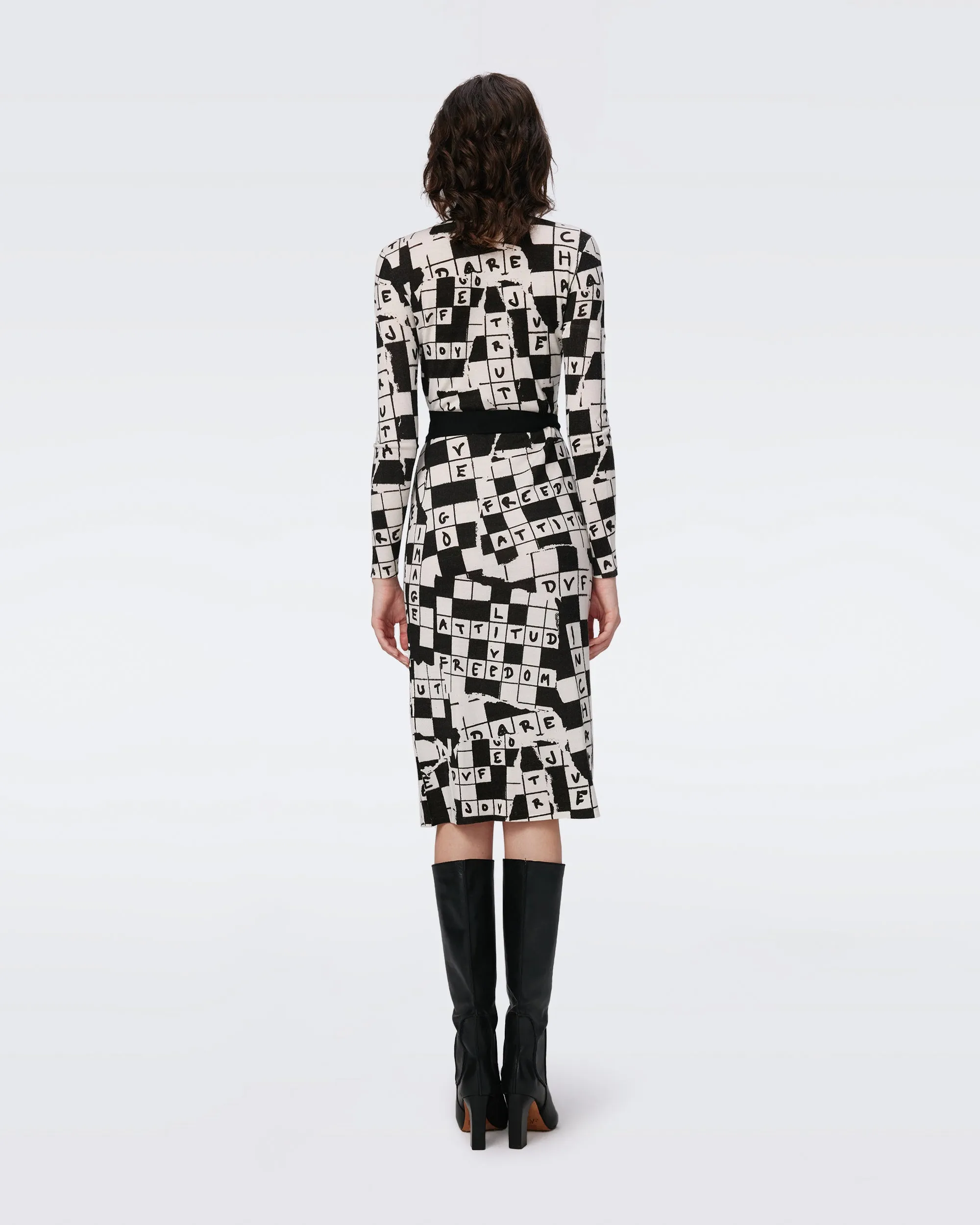 Luella Wool Wrap Dress sold by Diane Von Furstenberg product image thumbnail 3
