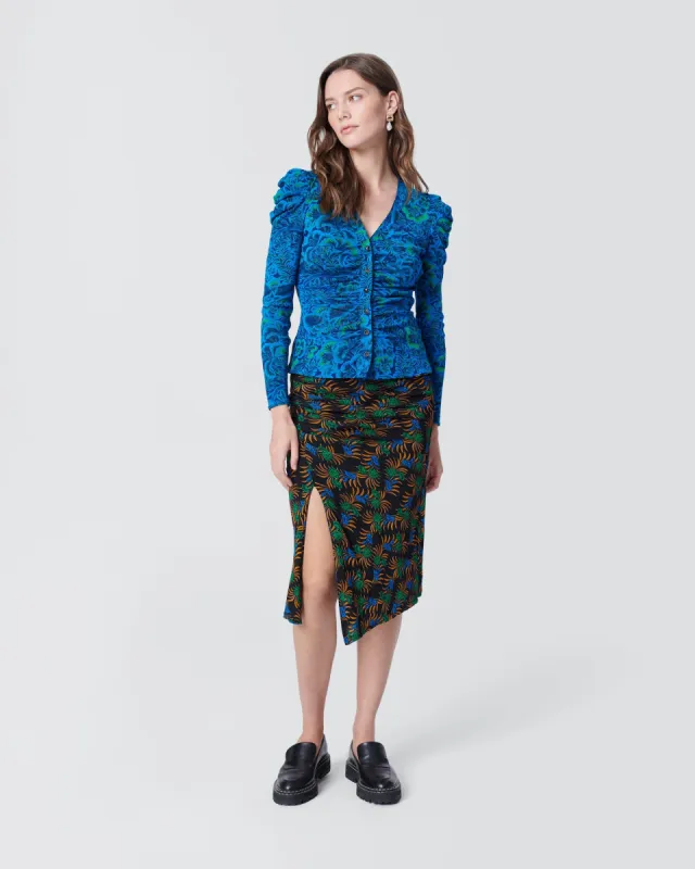 Gladys Reversible Mesh Top sold by Diane Von Furstenberg