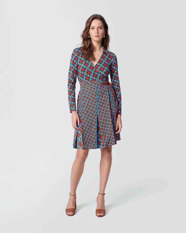 Dublin Pleated Wrap Dress sold by Diane Von Furstenberg