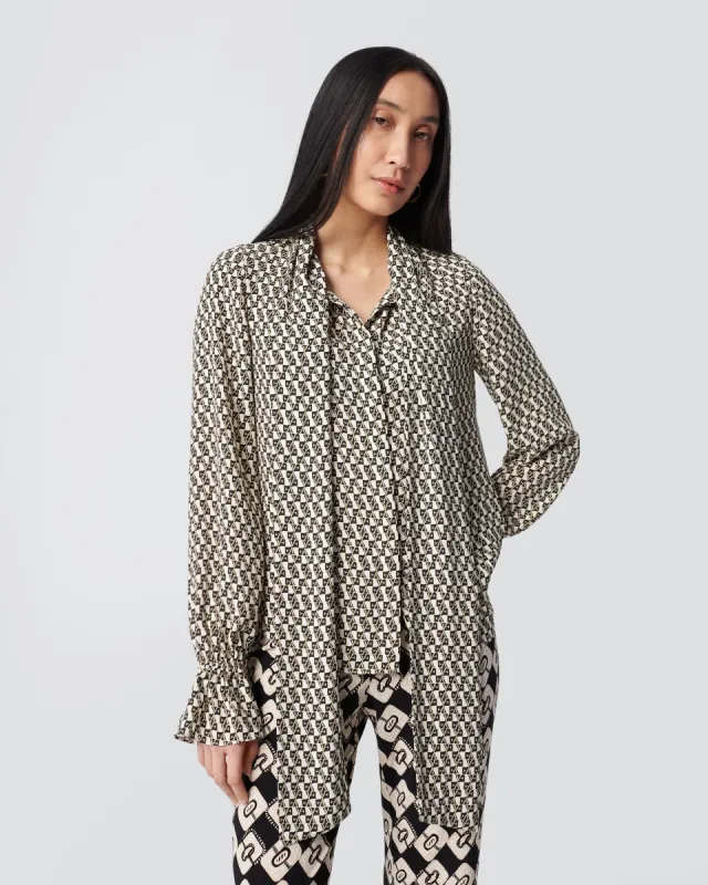Tina Crepe Top sold by Diane Von Furstenberg