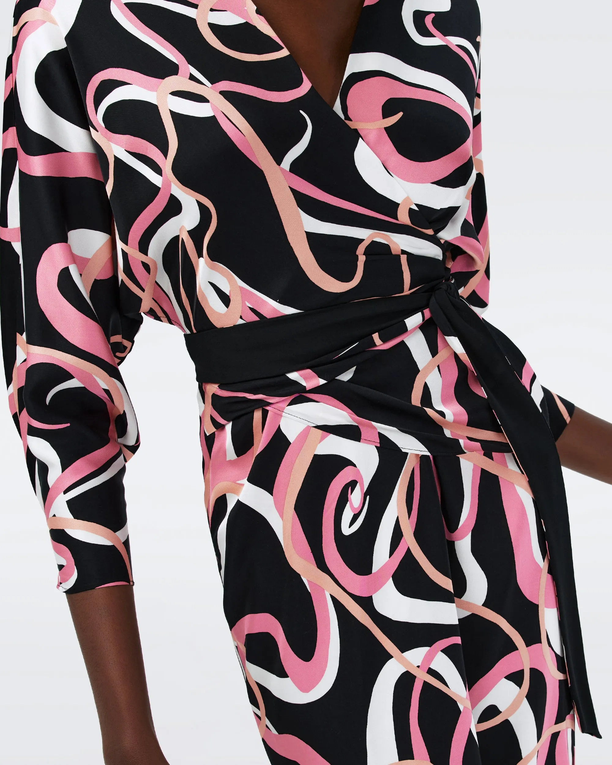 Mikah Faux Wrap Dress sold by Diane Von Furstenberg product image thumbnail 4