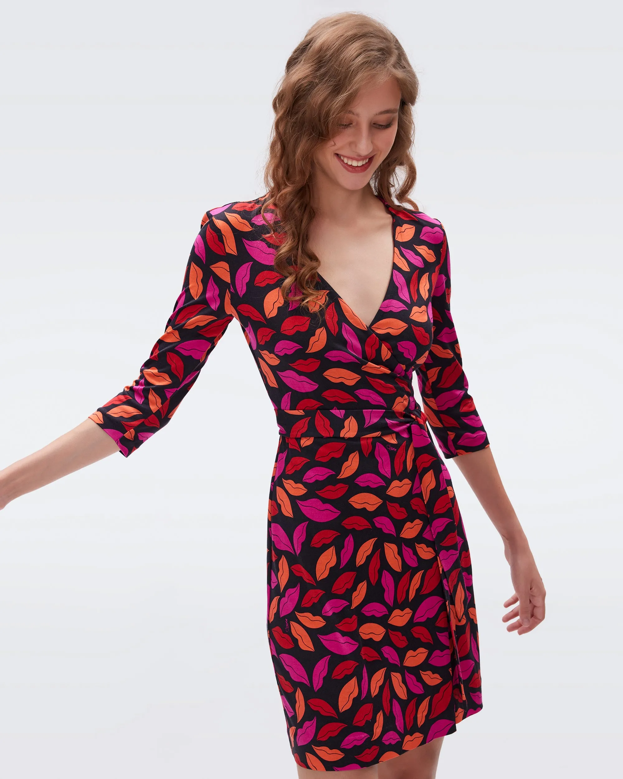 Julian Silk Jersey Wrap Dress sold by Diane Von Furstenberg product image thumbnail 5