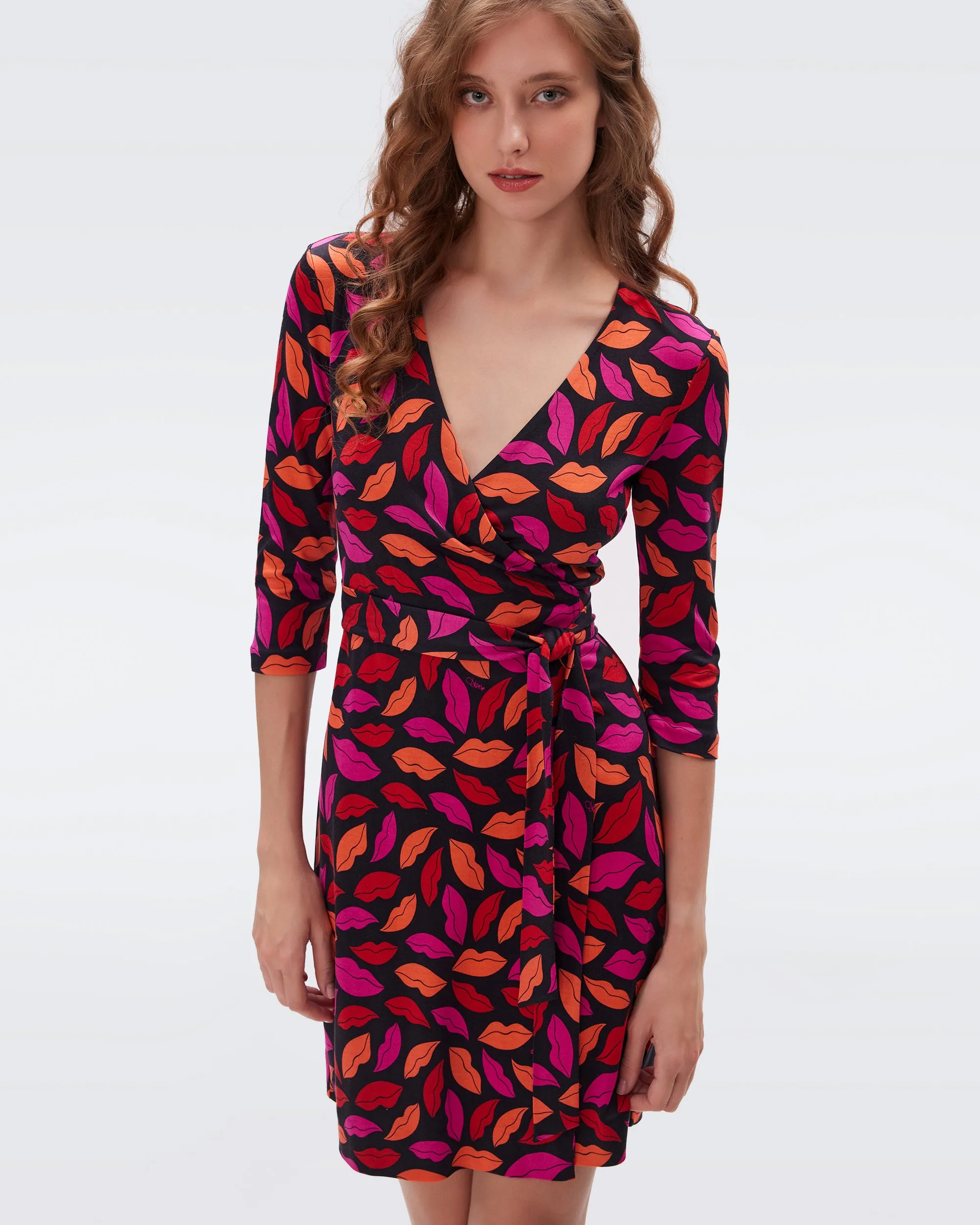 Julian Silk Jersey Wrap Dress sold by Diane Von Furstenberg product image thumbnail 4