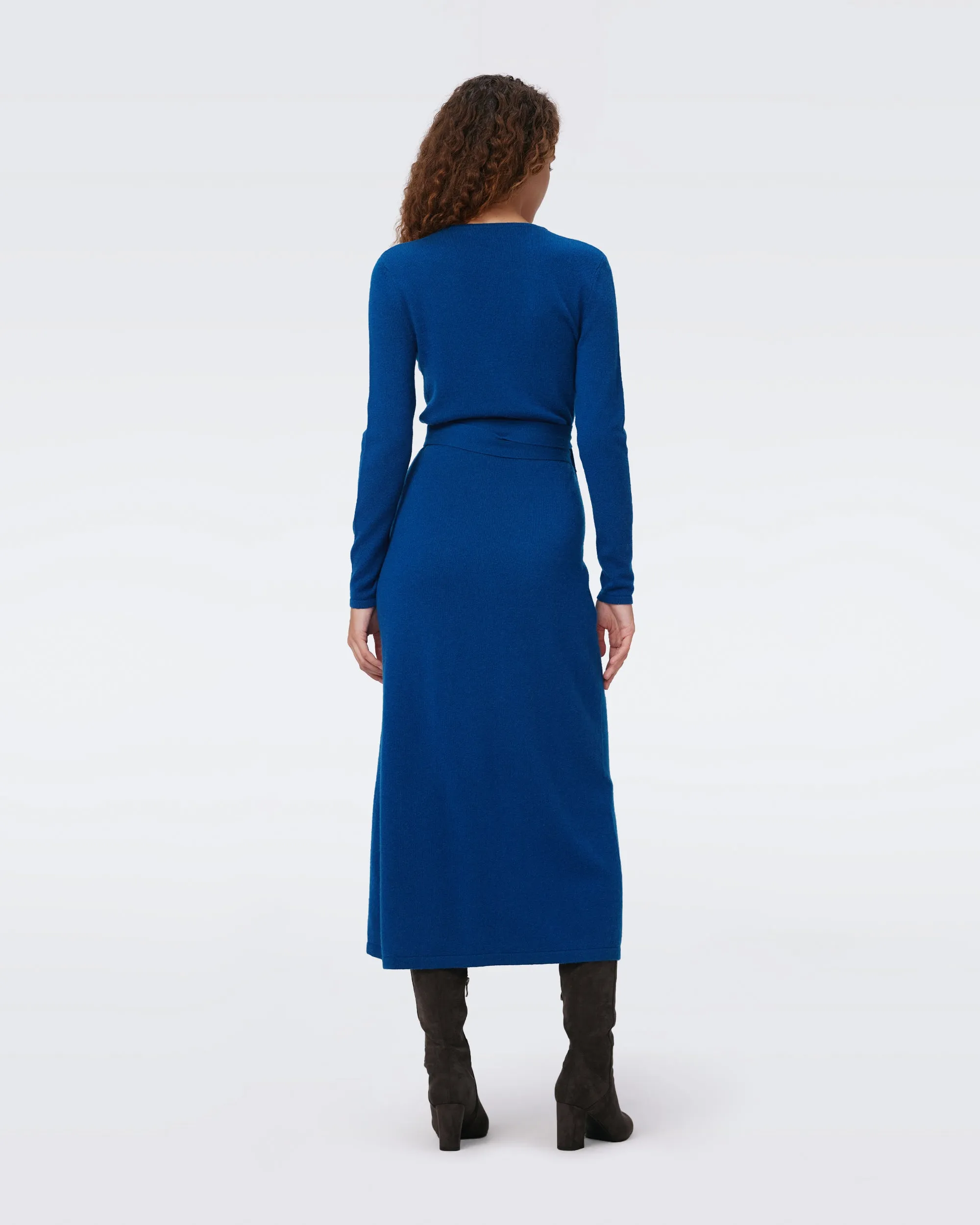 Astrid Wool-Cashmere Wrap Dress sold by Diane Von Furstenberg product image thumbnail 3