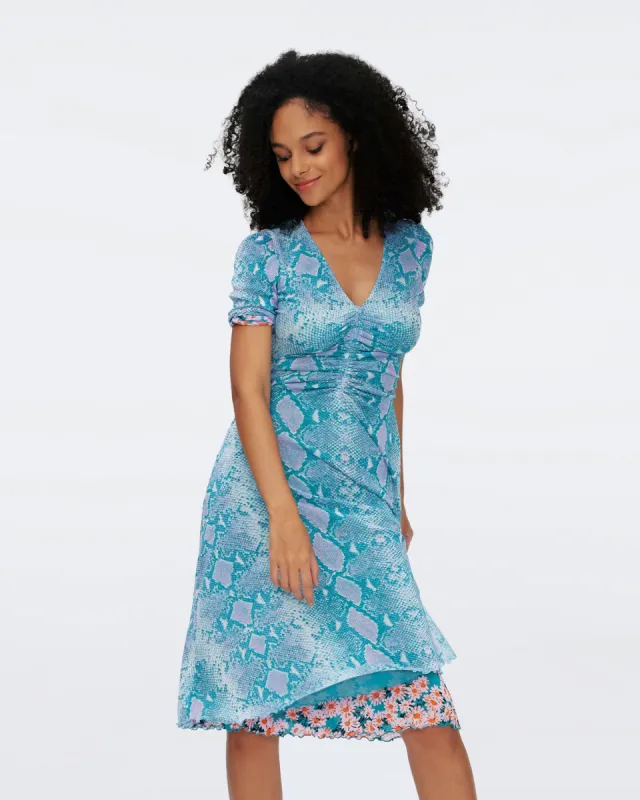 Koren Reversible Mesh Dress sold by Diane Von Furstenberg