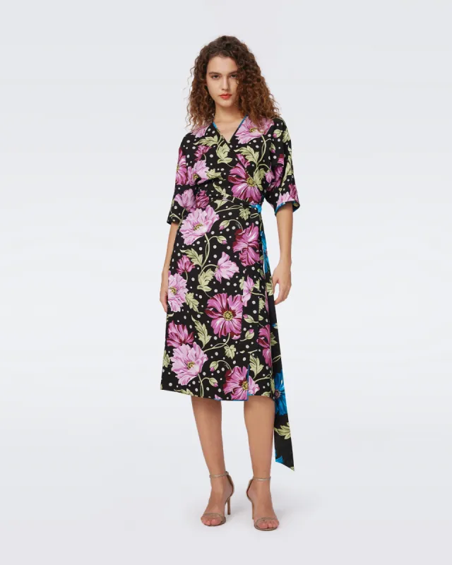 Rosalina Reversible Wrap Dress sold by Diane Von Furstenberg