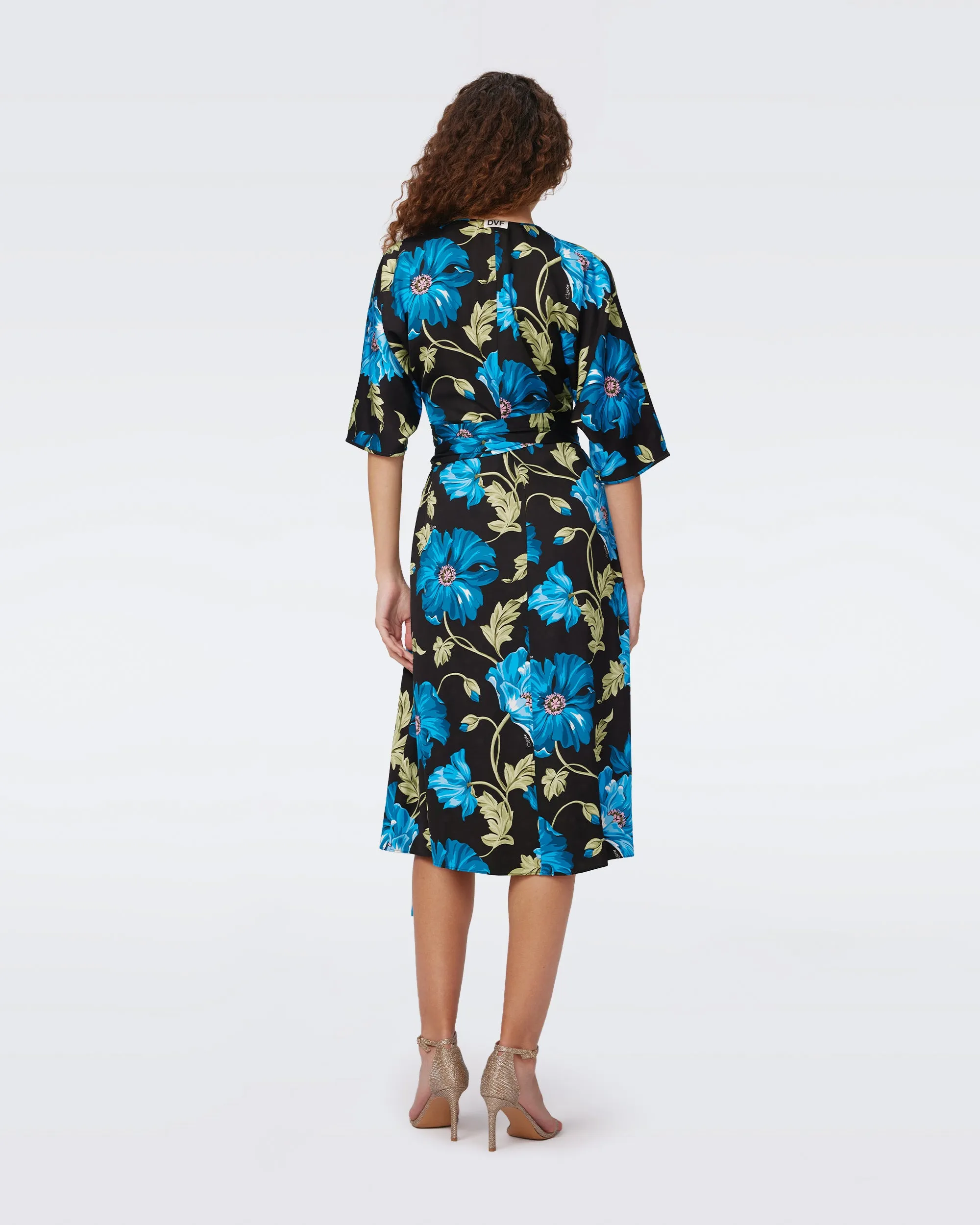 Rosalina Reversible Wrap Dress sold by Diane Von Furstenberg product image thumbnail 3