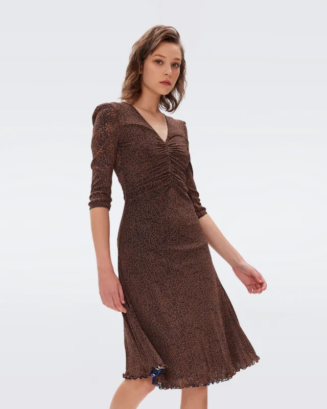 Ivan Reversible Mesh Dress sold by Diane Von Furstenberg