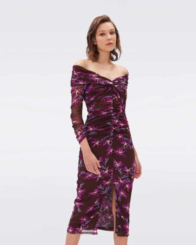 Clementine Mesh Dress sold by Diane Von Furstenberg