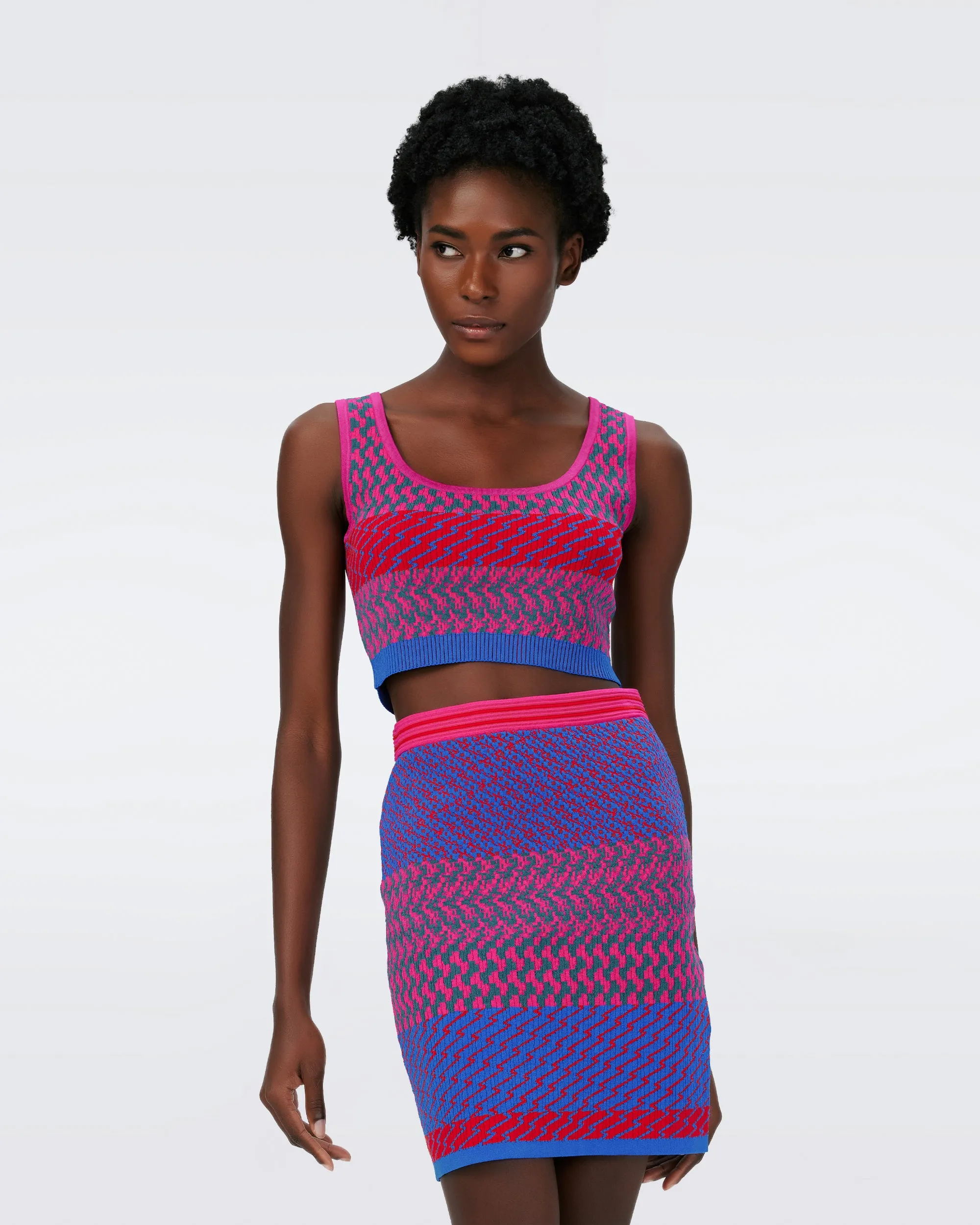 Arpita Knit Jacquard Top sold by Diane Von Furstenberg product image thumbnail 5