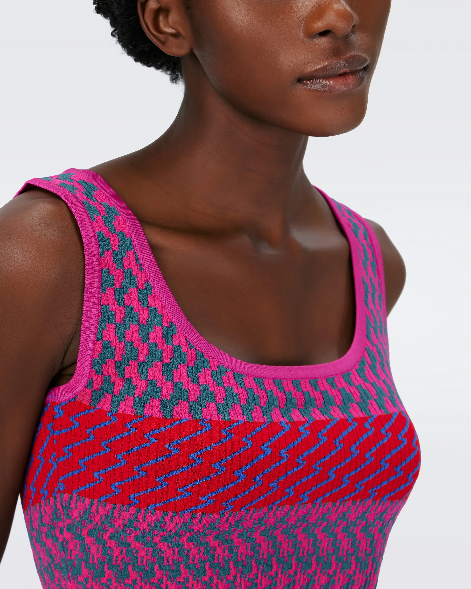 Arpita Knit Jacquard Top sold by Diane Von Furstenberg product image thumbnail 2