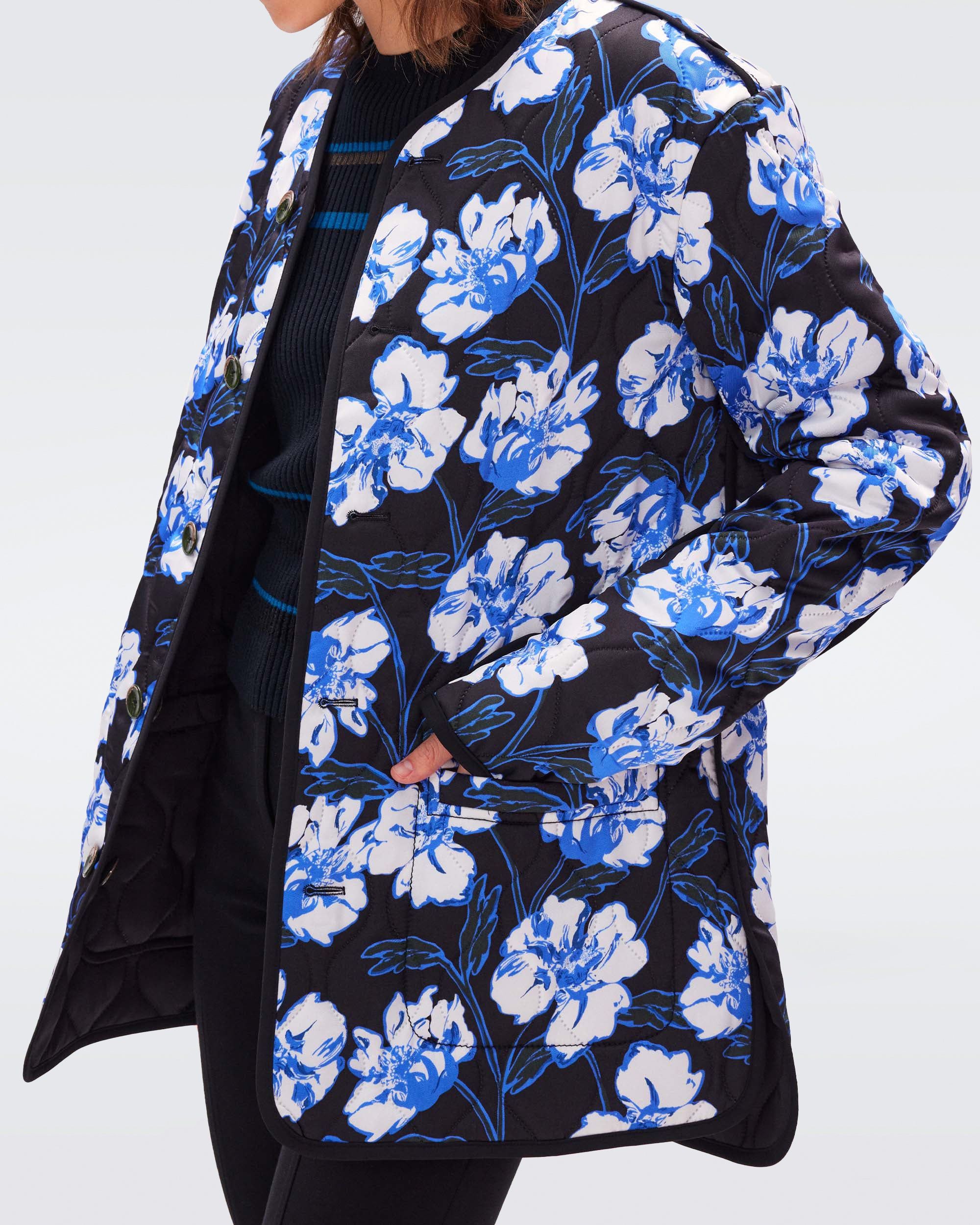 Domino Reversible Coat sold by Diane Von Furstenberg product image thumbnail 4