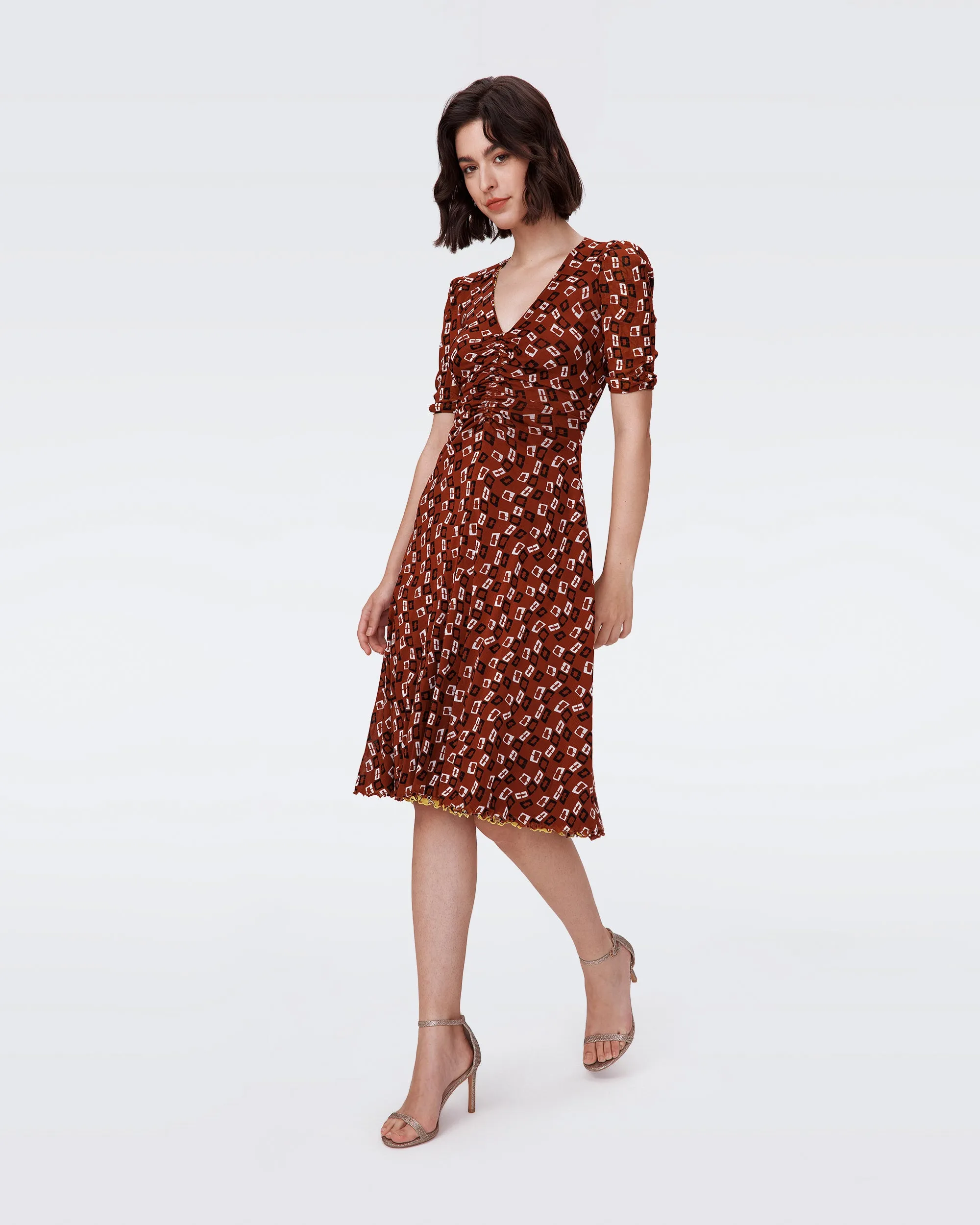 Koren Reversible Mesh Dress sold by Diane Von Furstenberg