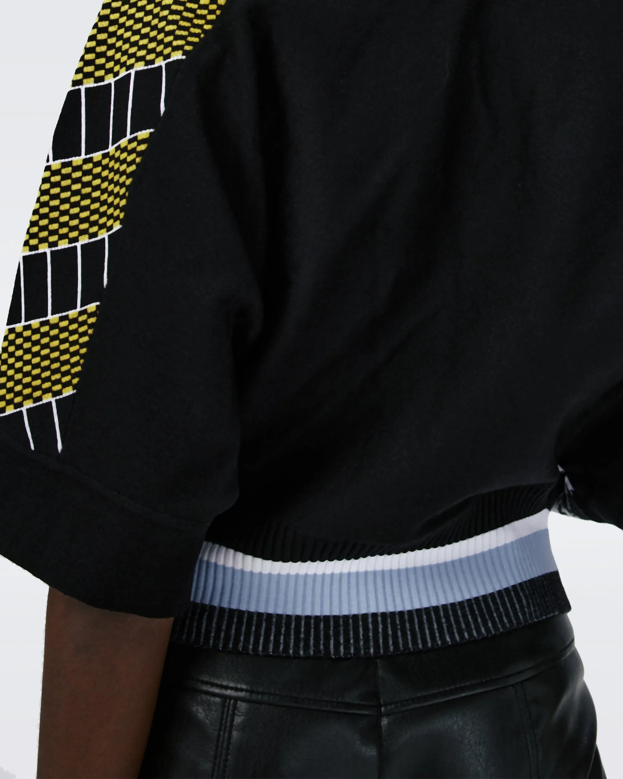 Bernard Knit Jacquard Top sold by Diane Von Furstenberg product image thumbnail 4