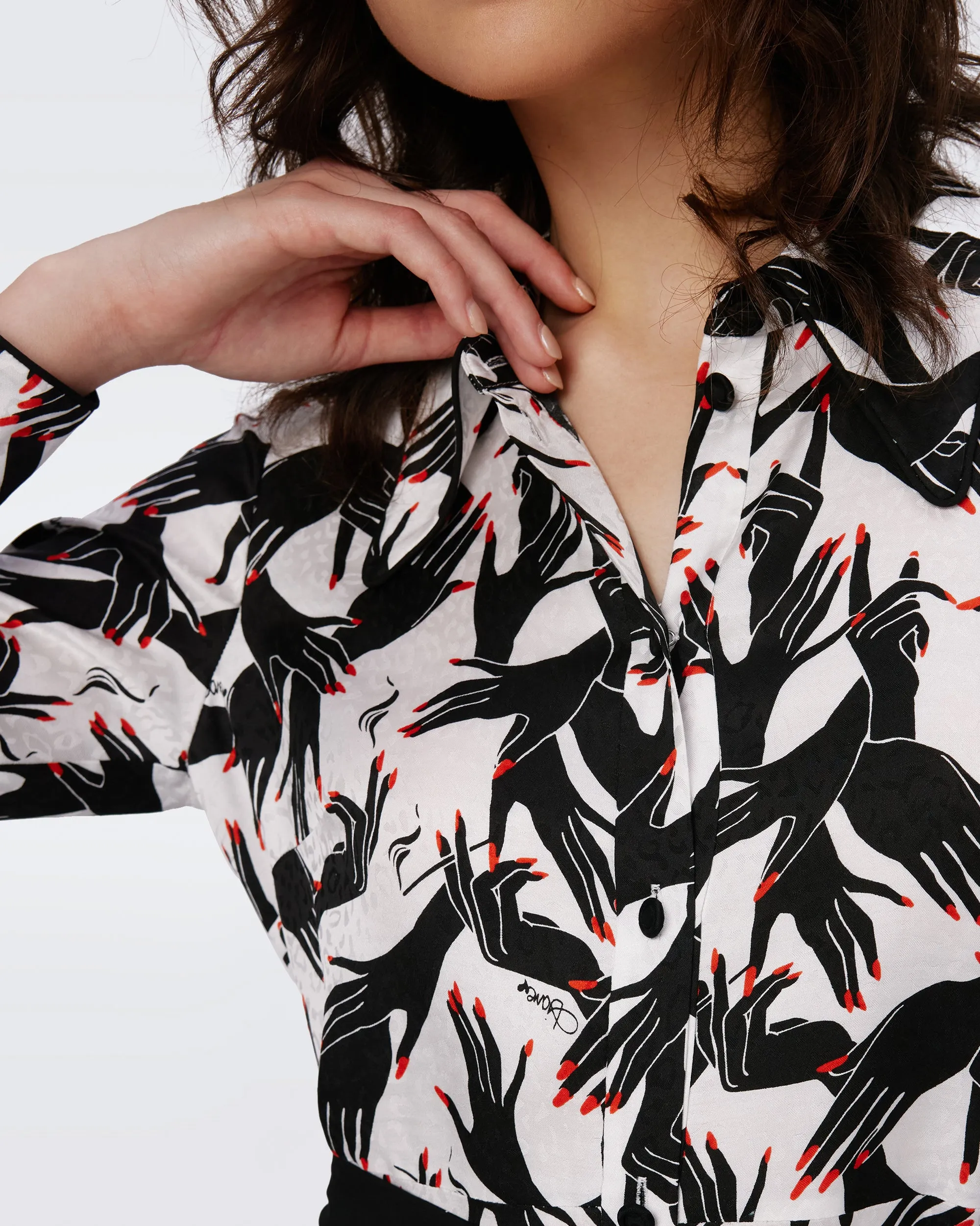 Gizelle Jacquard Dress sold by Diane Von Furstenberg product image thumbnail 2