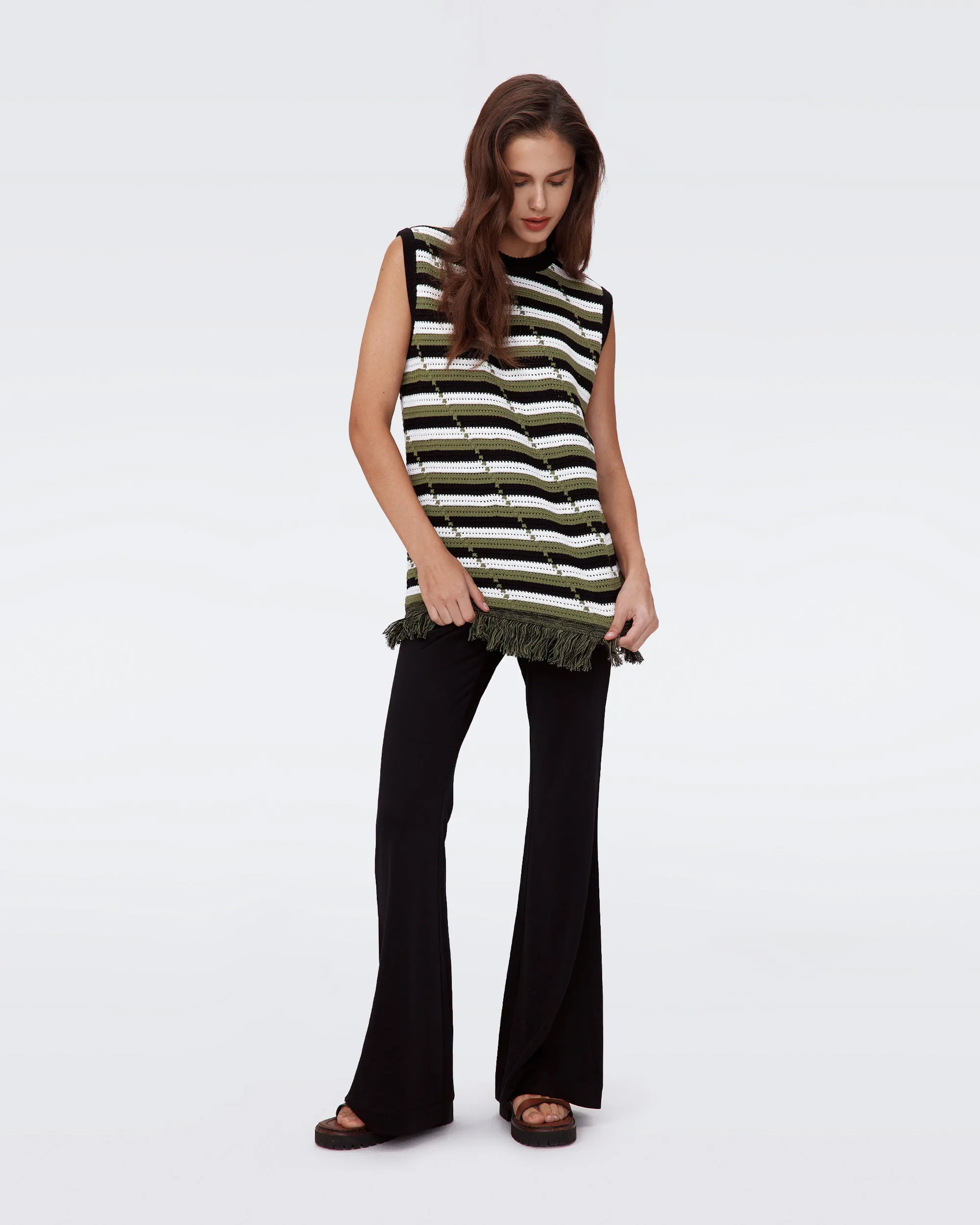 Cassie Crochet Top sold by Diane Von Furstenberg