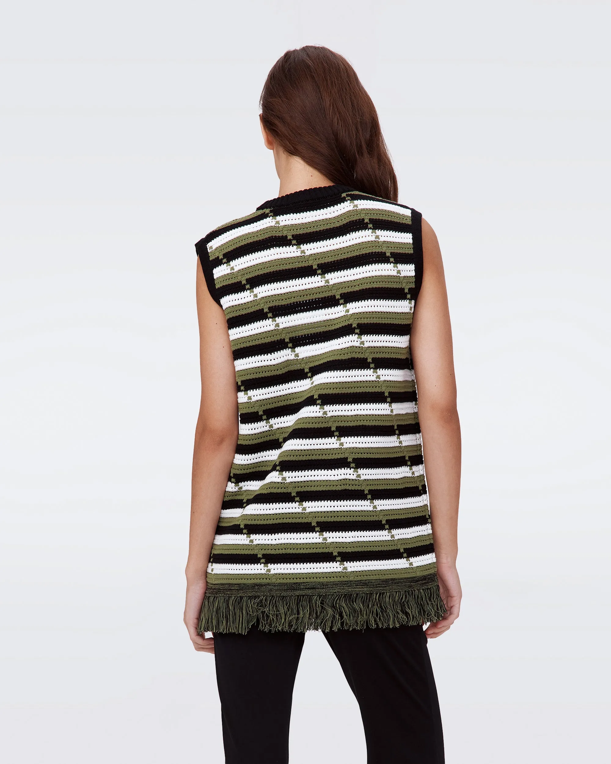 Cassie Crochet Top sold by Diane Von Furstenberg product image thumbnail 3