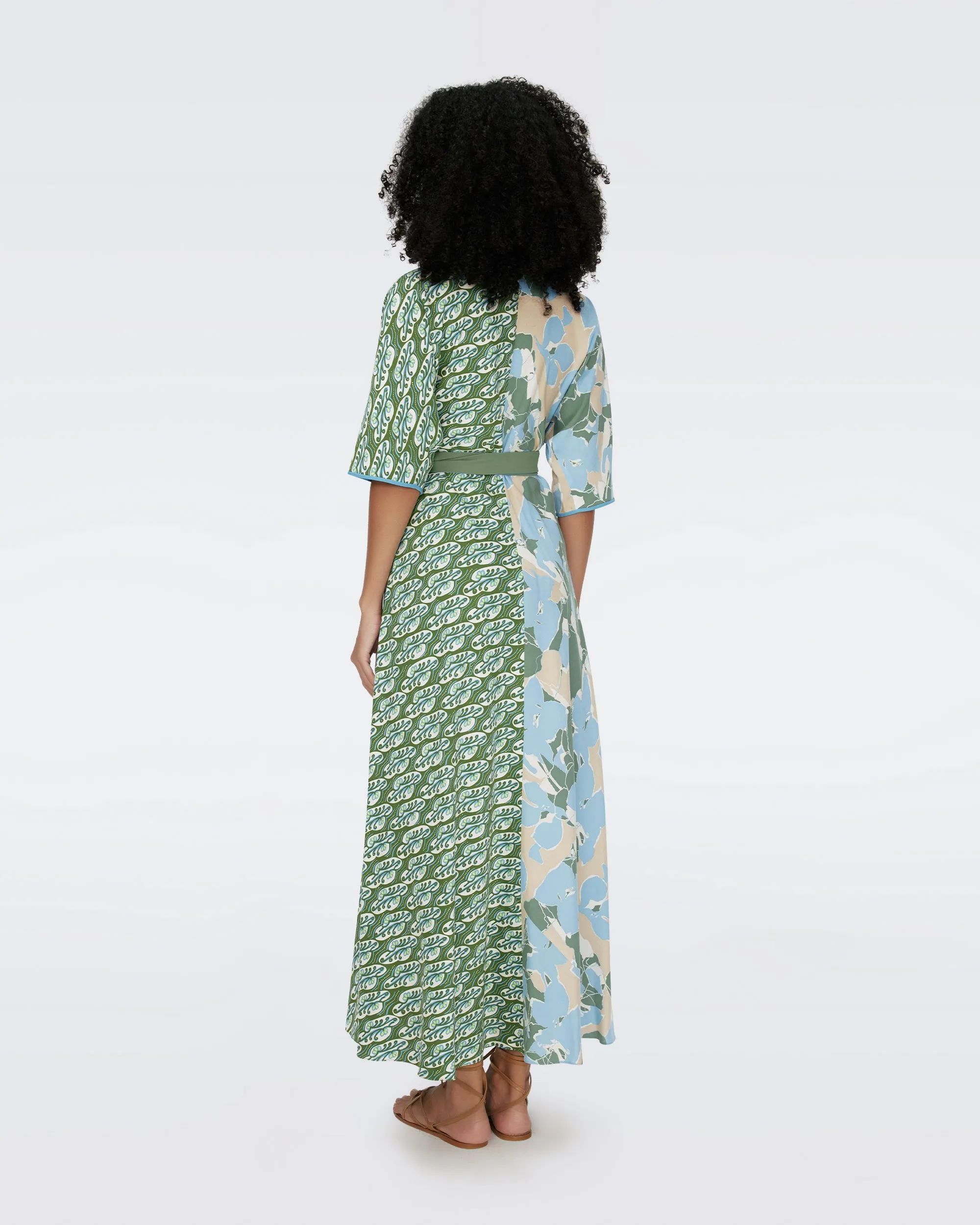 Eloise Faux Wrap Maxi Dress sold by Diane Von Furstenberg product image thumbnail 3