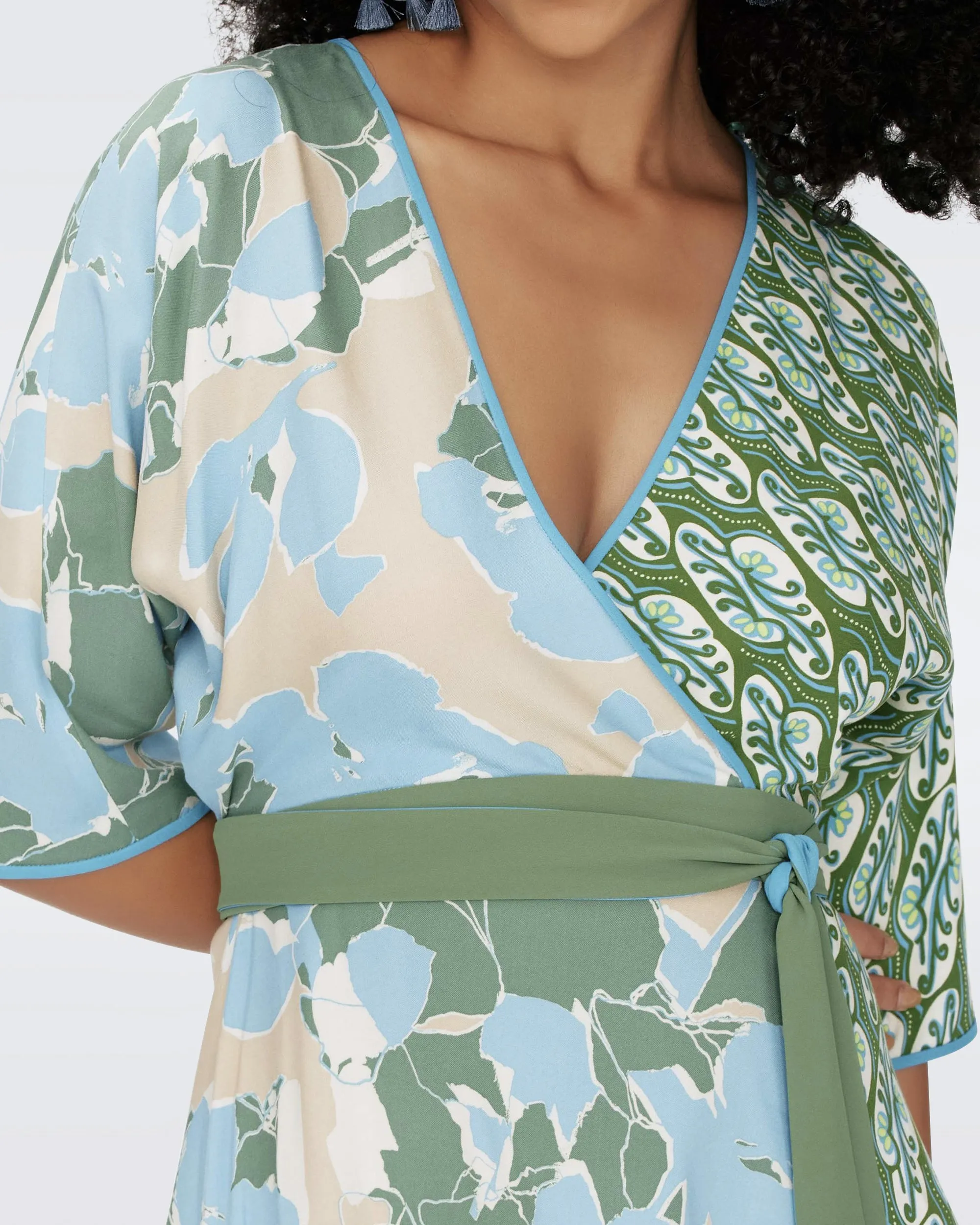 Eloise Faux Wrap Maxi Dress sold by Diane Von Furstenberg product image thumbnail 2