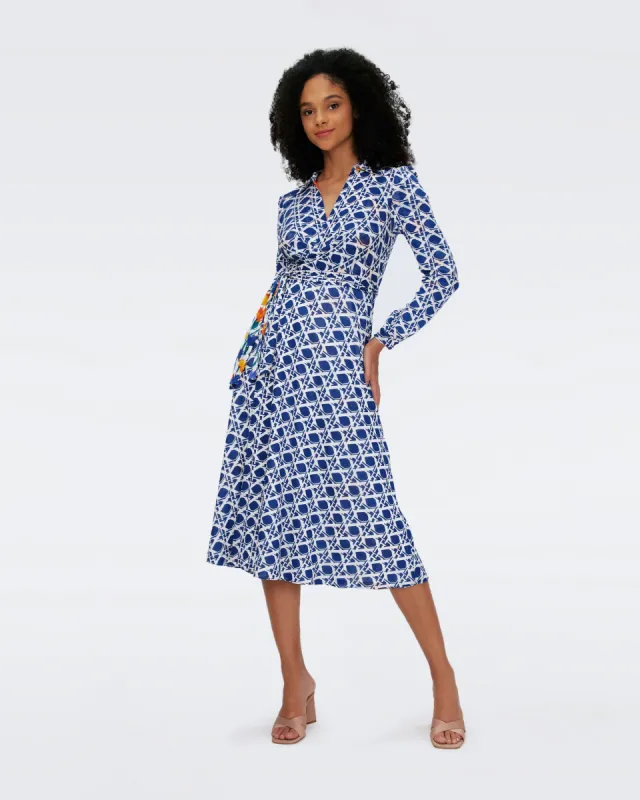 Phoenix Reversible Mesh Wrap Dress sold by Diane Von Furstenberg