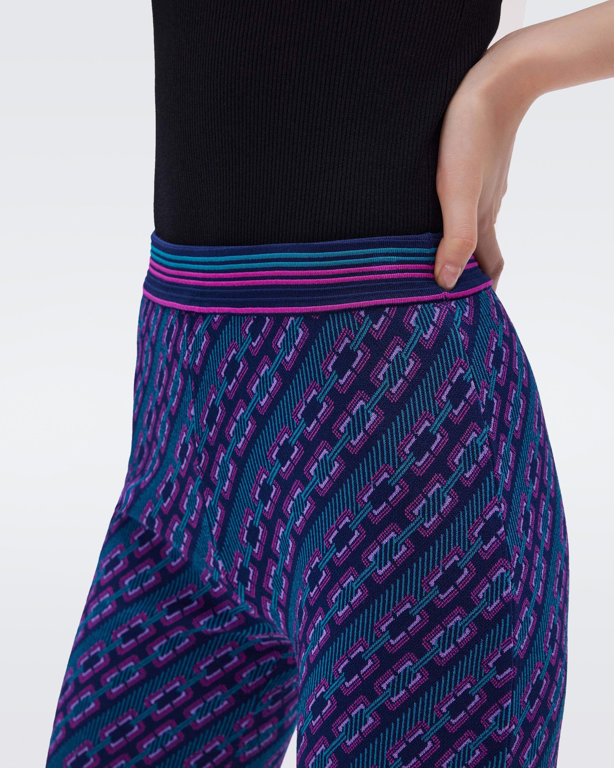 Ashdon Knit Jacquard Pants sold by Diane Von Furstenberg product image thumbnail 2