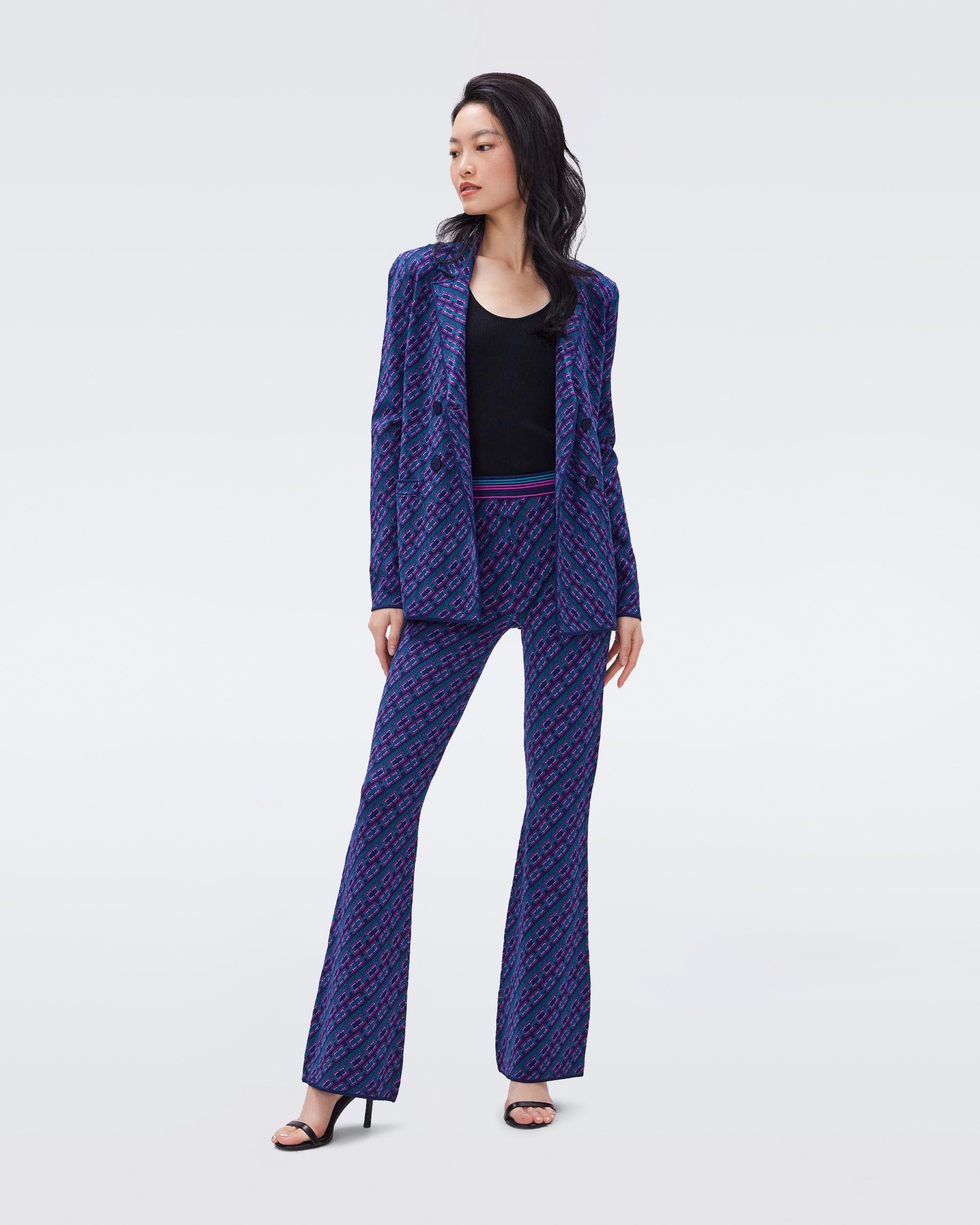 Ashdon Knit Jacquard Pants sold by Diane Von Furstenberg product image thumbnail 5
