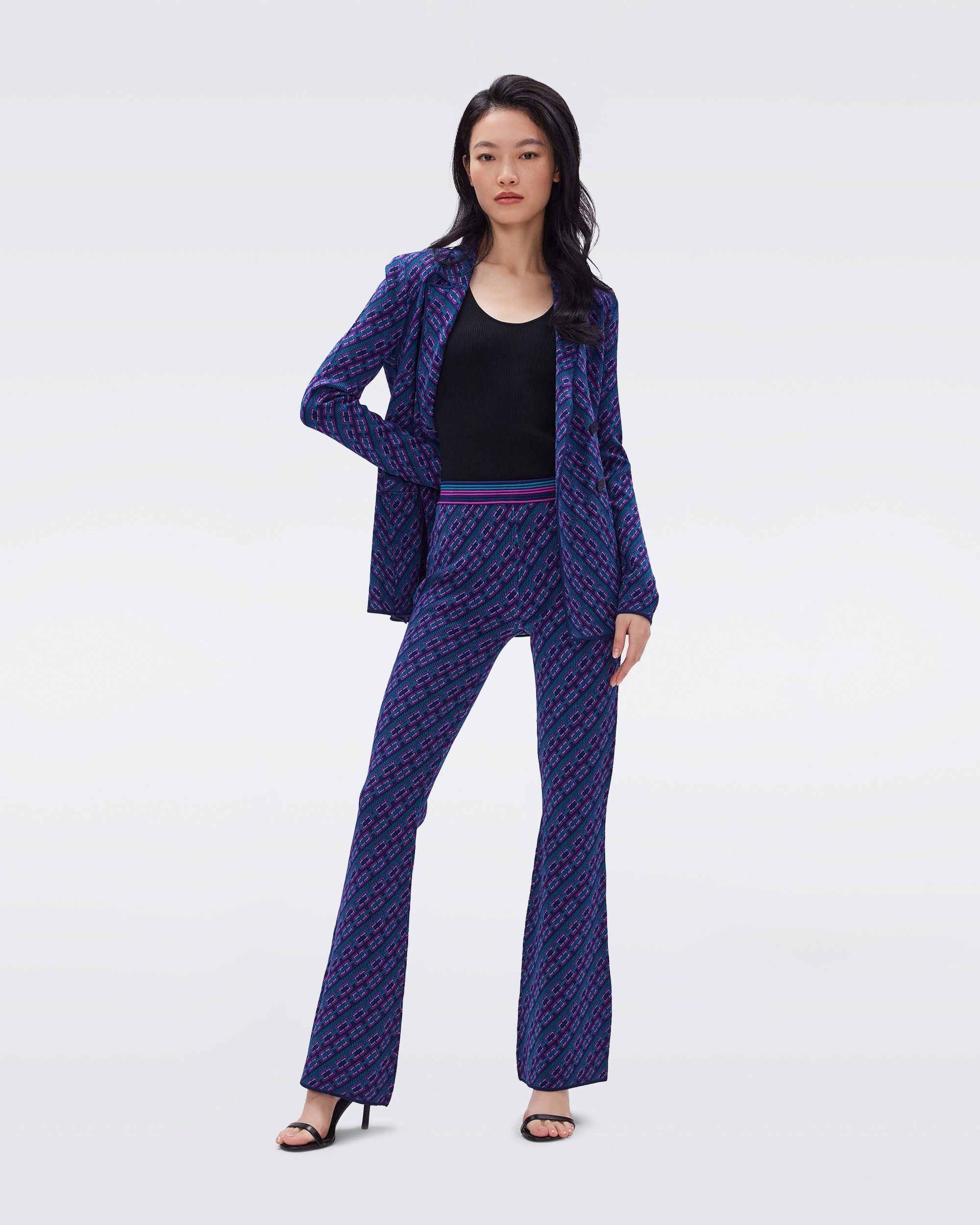 Ashdon Knit Jacquard Pants sold by Diane Von Furstenberg