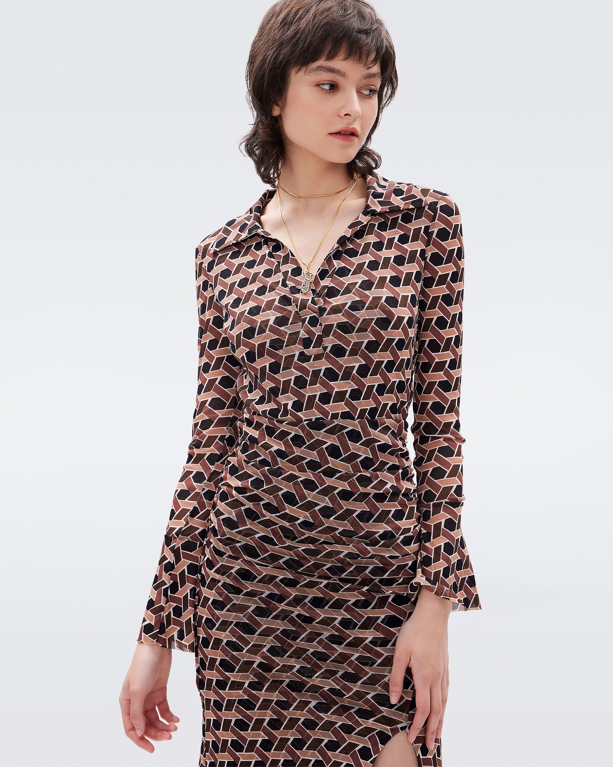 Lilly Mesh Dress sold by Diane Von Furstenberg product image thumbnail 5