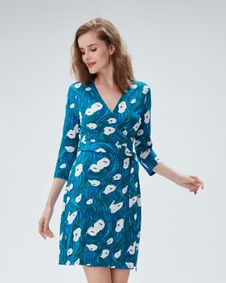 Julian Silk Jersey Wrap Dress sold by Diane Von Furstenberg