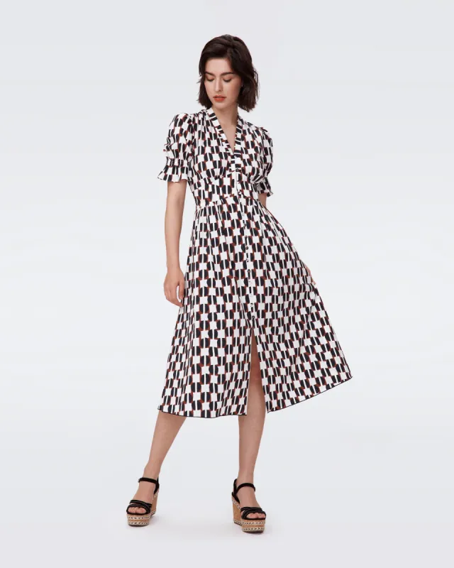 Erica Cotton Midi Dress sold by Diane Von Furstenberg
