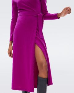 Astrid Wool-Cashmere Wrap Dress sold by Diane Von Furstenberg