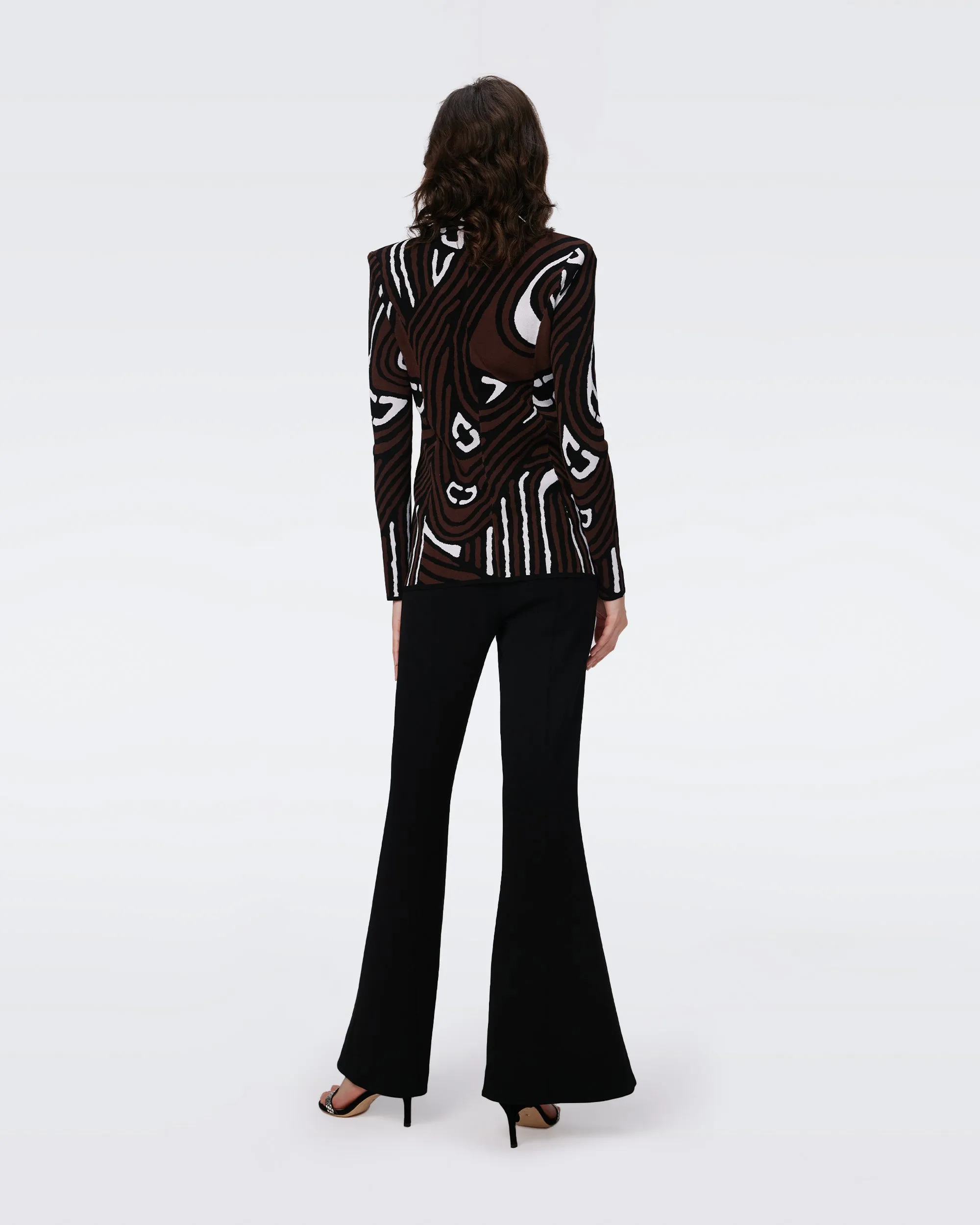 Ibrox Knit Jacquard Jacket sold by Diane Von Furstenberg product image thumbnail 3
