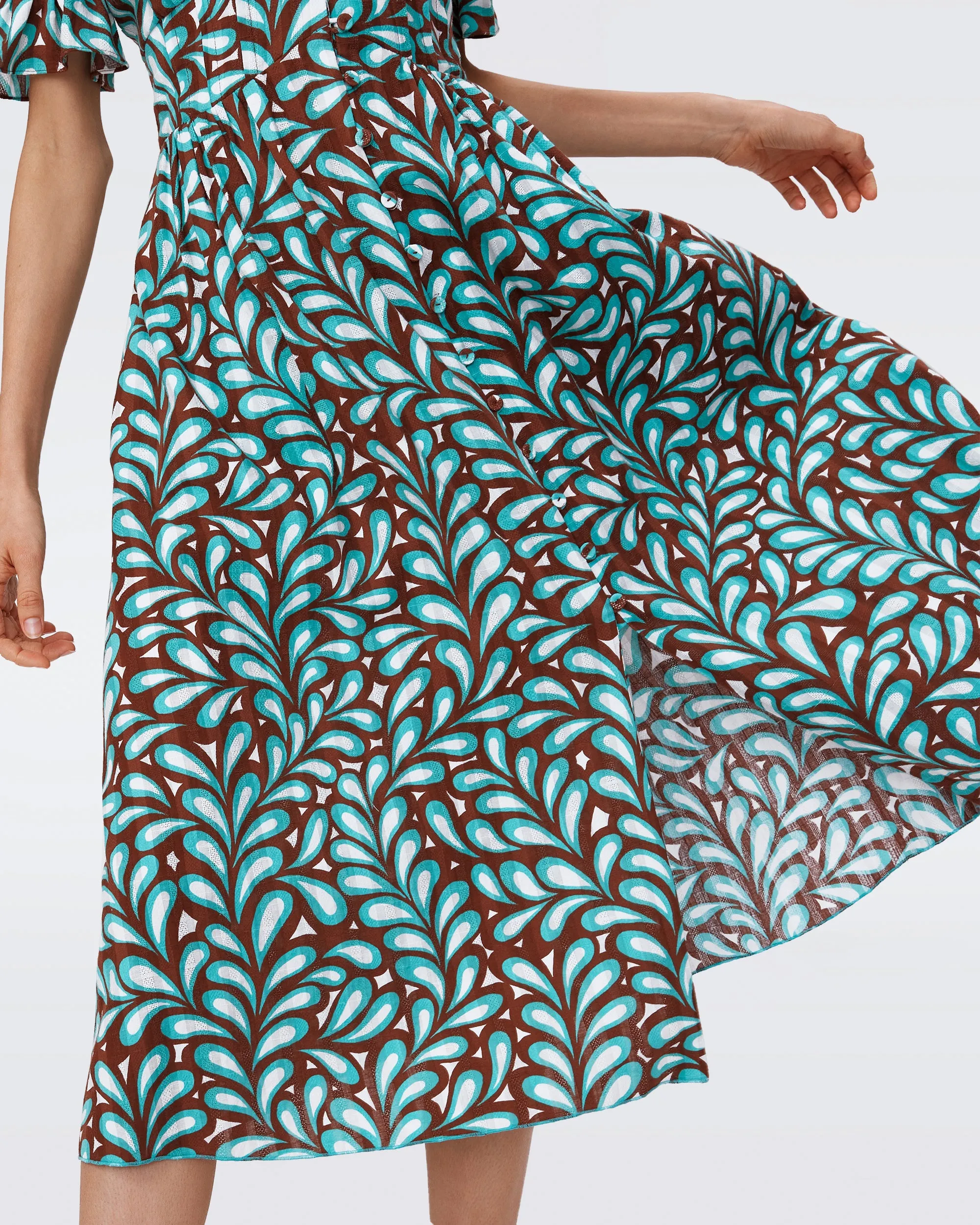 Erica Cotton Midi Dress sold by Diane Von Furstenberg product image thumbnail 4